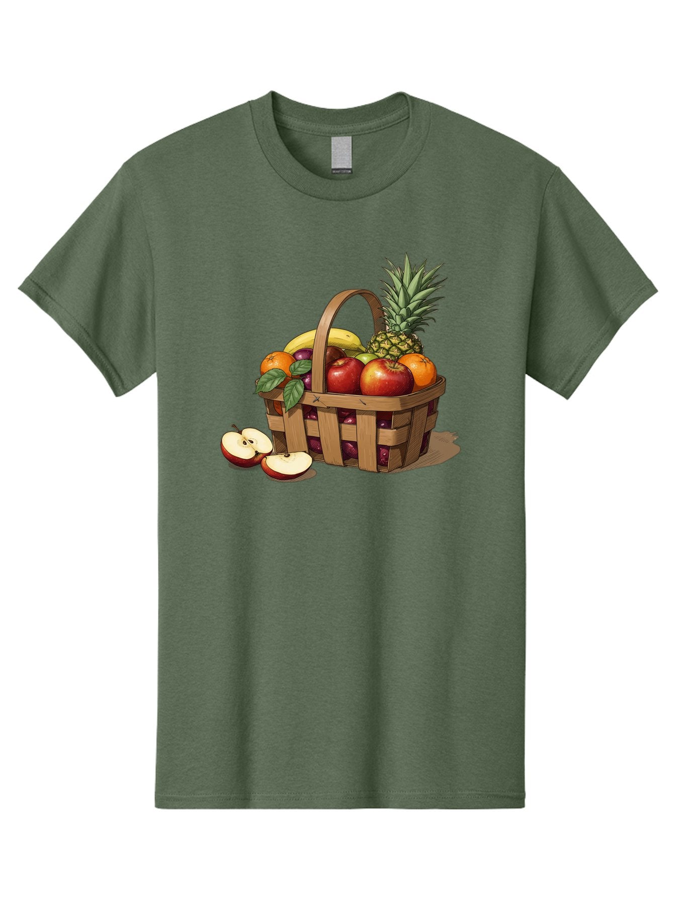 Fruit-Wicker-Basket Men'S Graphic Tee, 100% Cotton, Comfortable Casual Summer Wear, Machine Washable, Vintage Camera, Old Camera, Antique Camera, Black Camera, Classic Photography, Photography Equipment, Nostalgic Device, Film Camera, Bai935 9