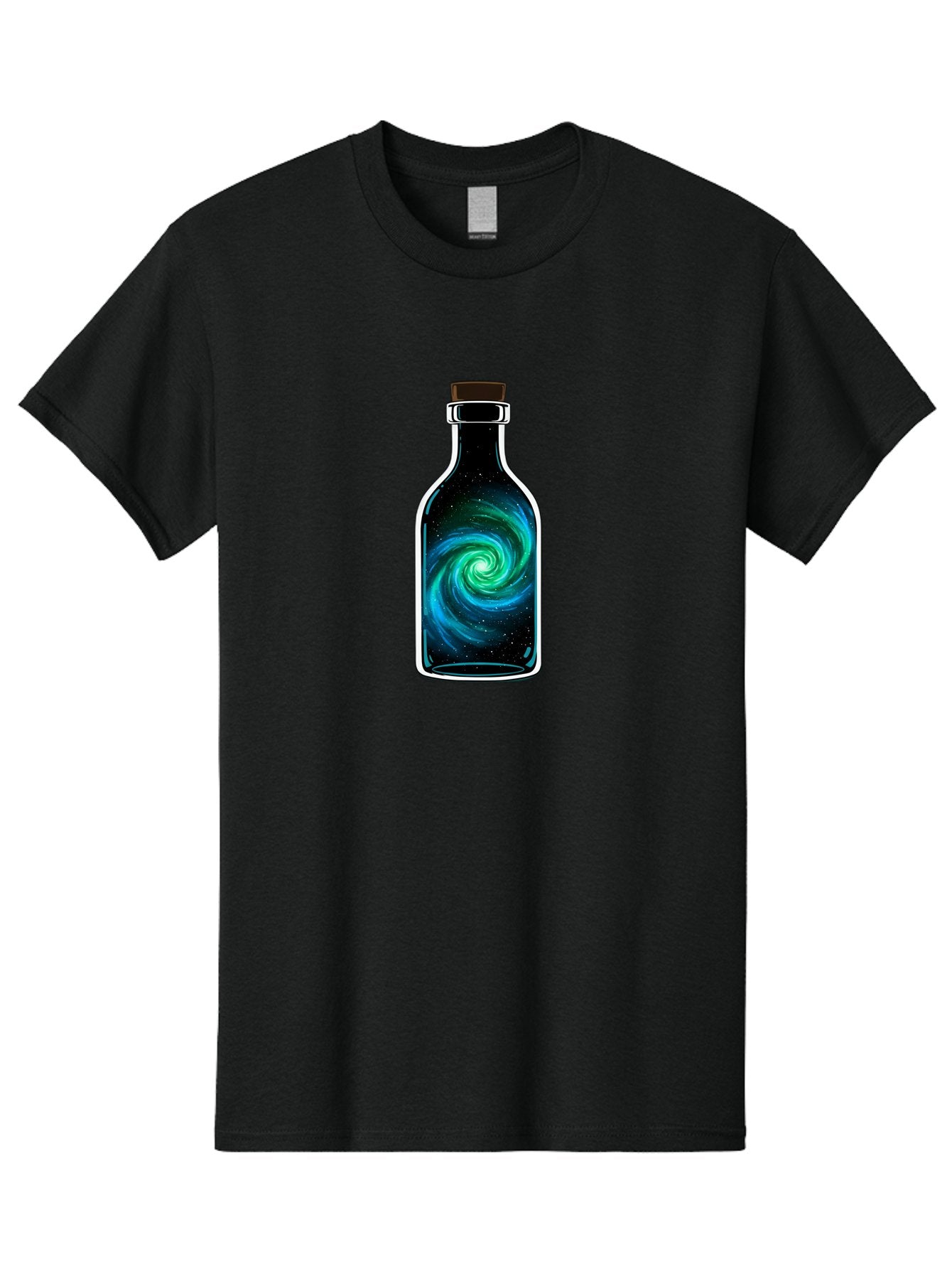 Galaxy-Bottle-12 Men'S Graphic Tee, 100% Cotton, Comfortable Casual Summer Wear, Machine Washable, Vintage Camera, Old Camera, Antique Camera, Black Camera, Classic Photography, Photography Equipment, Nostalgic Device, Film Camera, Camera Art Bai942 3