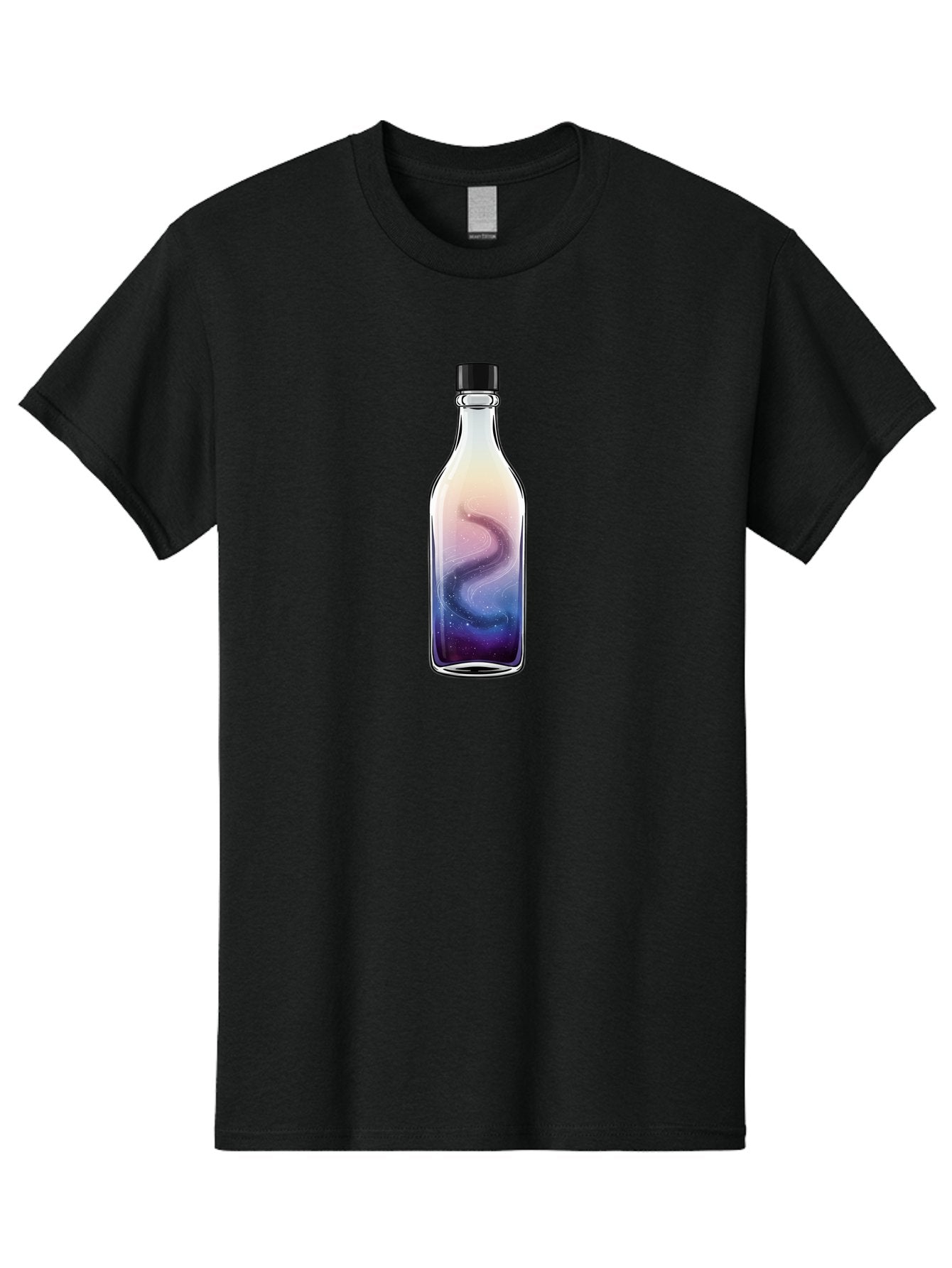 Galaxy-Bottle-16 Men'S Graphic Tee, 100% Cotton, Comfortable Casual Summer Wear, Machine Washable, Vintage Camera, Old Camera, Antique Camera, Black Camera, Classic Photography, Photography Equipment, Nostalgic Device, Film Camera, Camera Art Bai946 15
