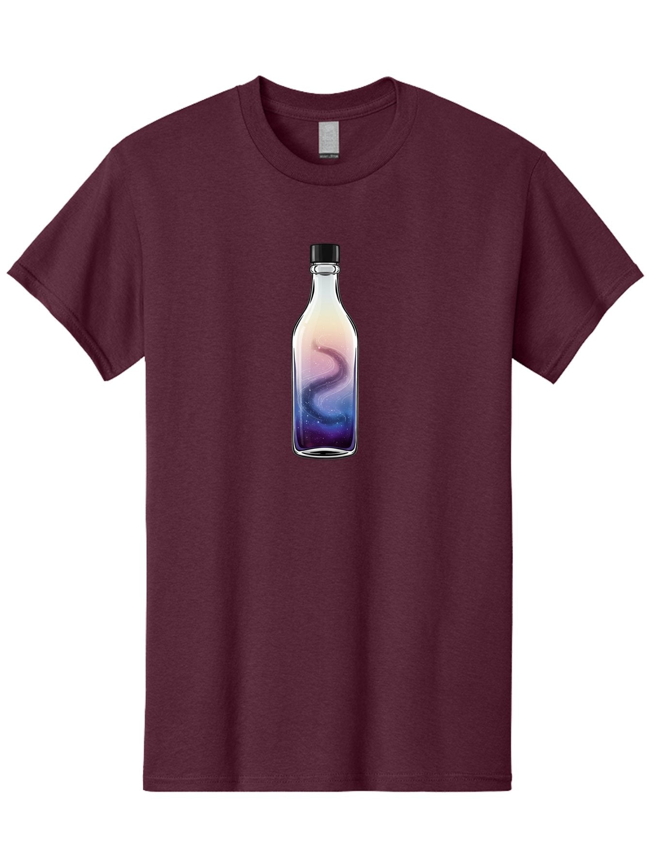 Galaxy-Bottle-16 Men'S Graphic Tee, 100% Cotton, Comfortable Casual Summer Wear, Machine Washable, Vintage Camera, Old Camera, Antique Camera, Black Camera, Classic Photography, Photography Equipment, Nostalgic Device, Film Camera, Camera Art Bai946 14