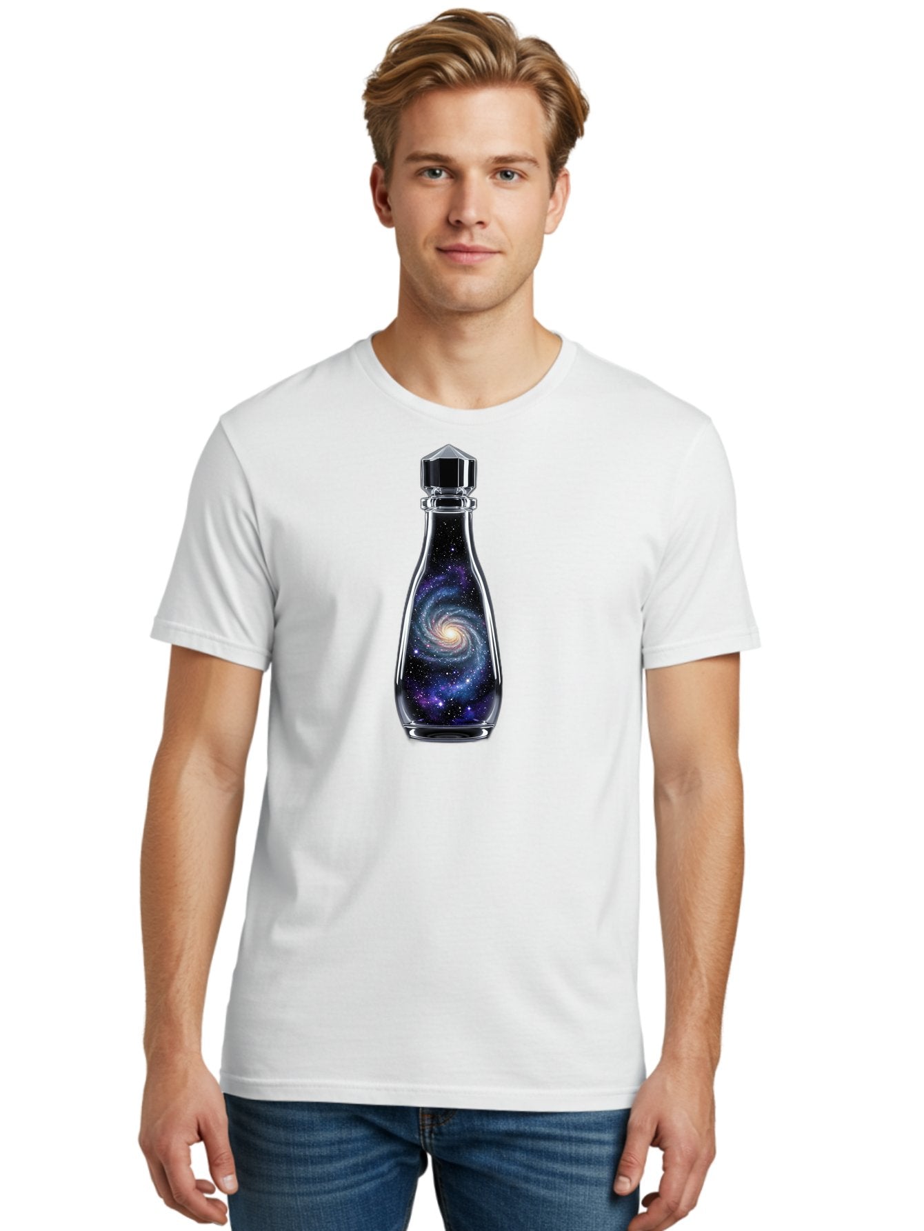 Galaxy-Bottle-19 Men'S Graphic Tee, 100% Cotton, Comfortable Casual Summer Wear, Machine Washable, Vintage Camera, Old Camera, Antique Camera, Black Camera, Classic Photography, Photography Equipment, Nostalgic Device, Film Camera, Camera Art Bai949 29