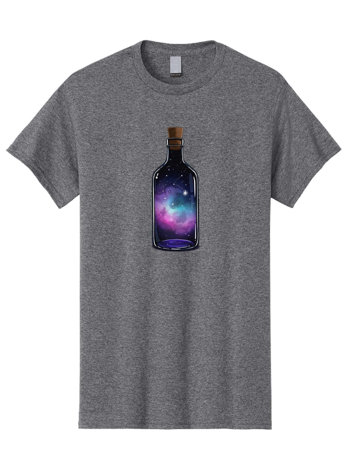 Galaxy-Bottle-3 Men'S Graphic Tee, 100% Cotton, Comfortable Casual Summer Wear, Machine Washable, Vintage Camera, Old Camera, Antique Camera, Black Camera, Classic Photography, Photography Equipment, Nostalgic Device, Film Camera, Camera Art Bai953 4