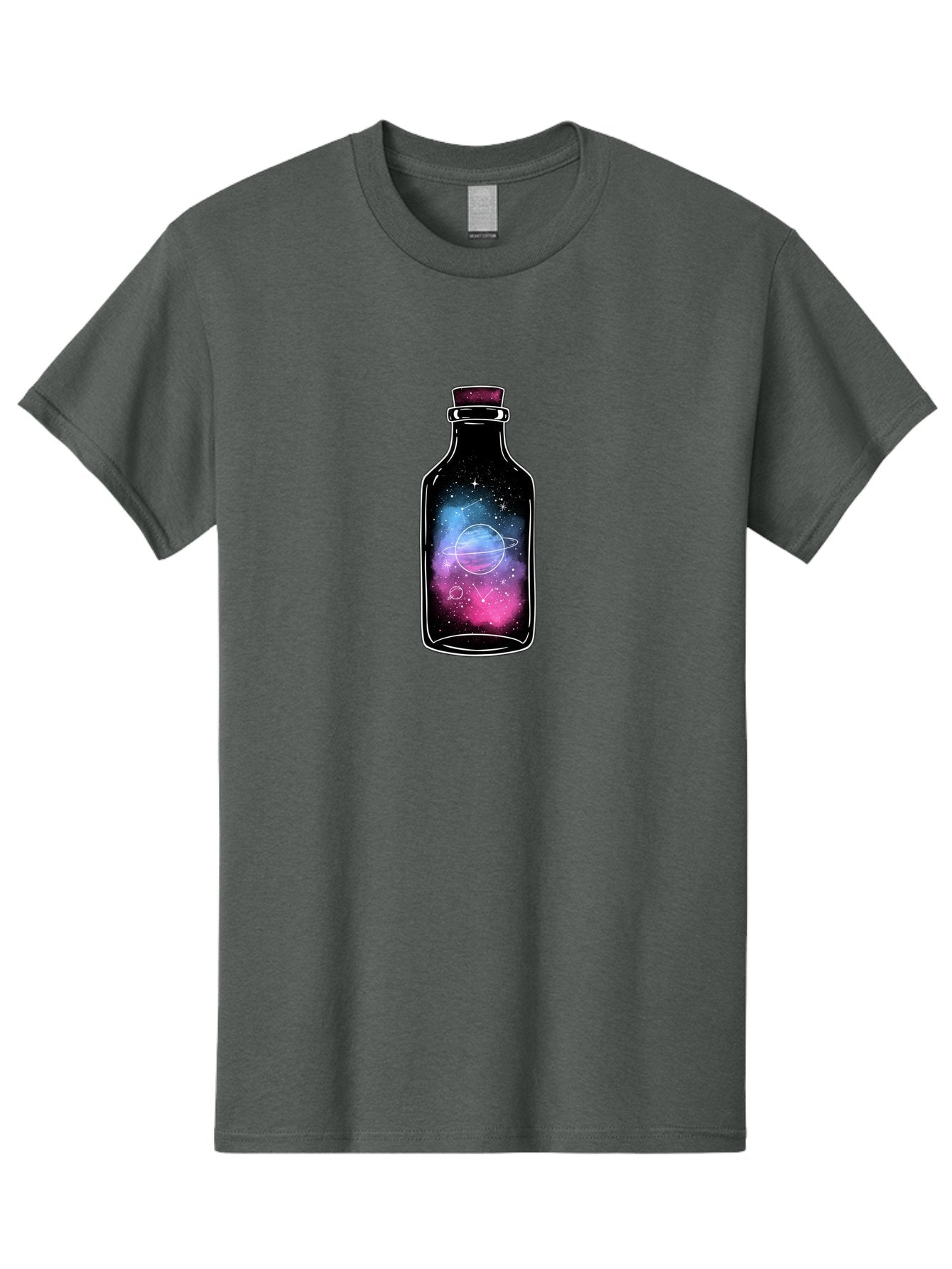 Galaxy-Bottle-4 Men'S Graphic Tee, 100% Cotton, Comfortable Casual Summer Wear, Machine Washable, Vintage Camera, Old Camera, Antique Camera, Black Camera, Classic Photography, Photography Equipment, Nostalgic Device, Film Camera, Camera Art Bai954 7