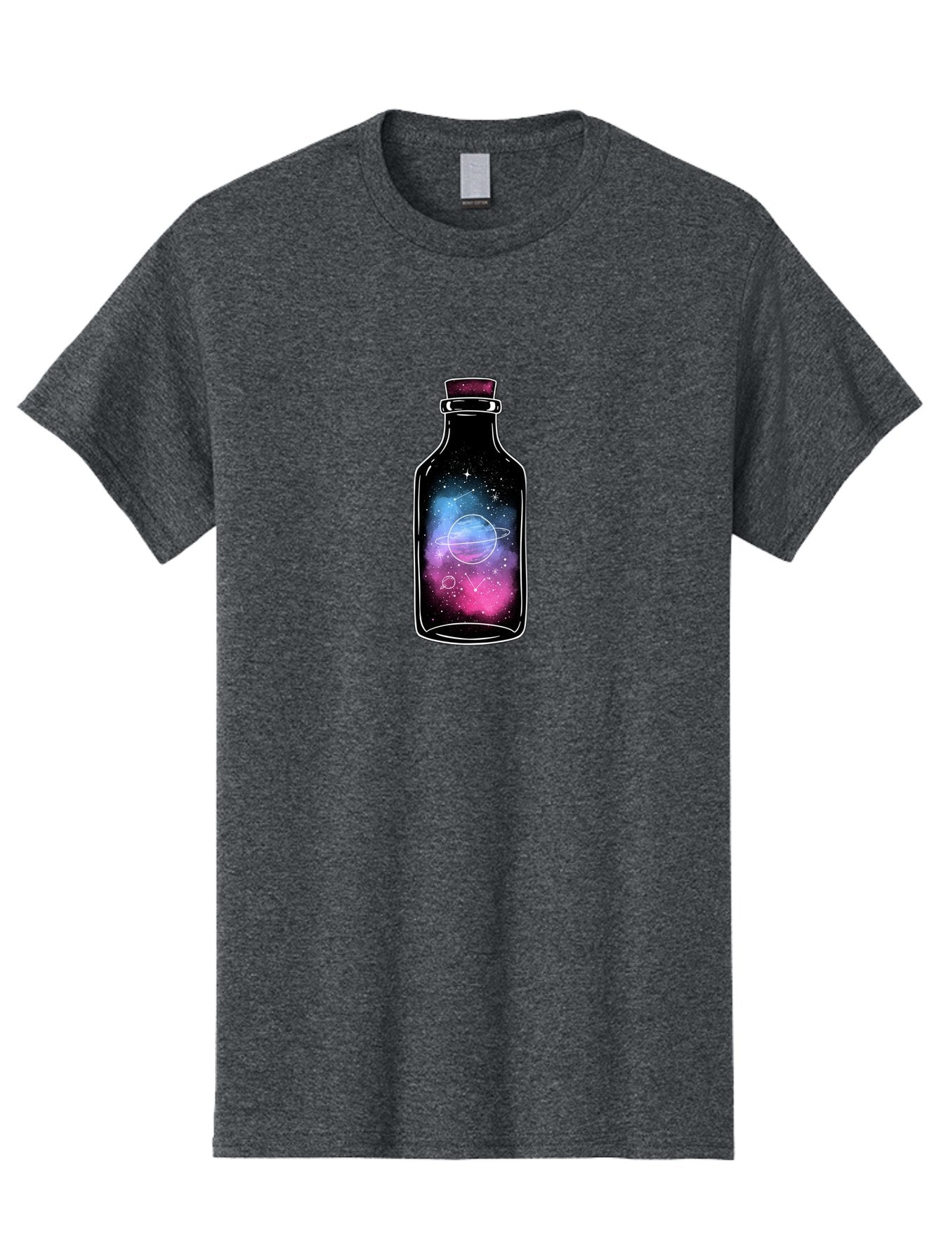 Galaxy-Bottle-4 Men'S Graphic Tee, 100% Cotton, Comfortable Casual Summer Wear, Machine Washable, Vintage Camera, Old Camera, Antique Camera, Black Camera, Classic Photography, Photography Equipment, Nostalgic Device, Film Camera, Camera Art Bai954 11