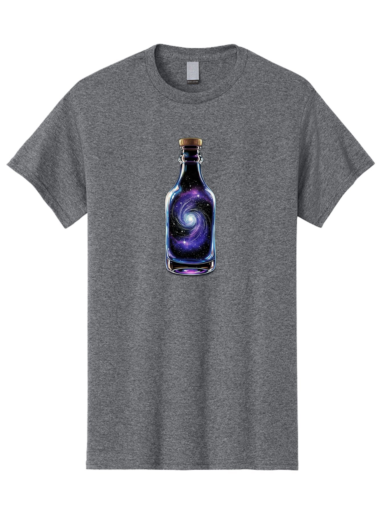 Galaxy-Bottle-6 Men'S Graphic Tee, 100% Cotton, Comfortable Casual Summer Wear, Machine Washable, Vintage Camera, Old Camera, Antique Camera, Black Camera, Classic Photography, Photography Equipment, Nostalgic Device, Film Camera, Camera Art Bai956