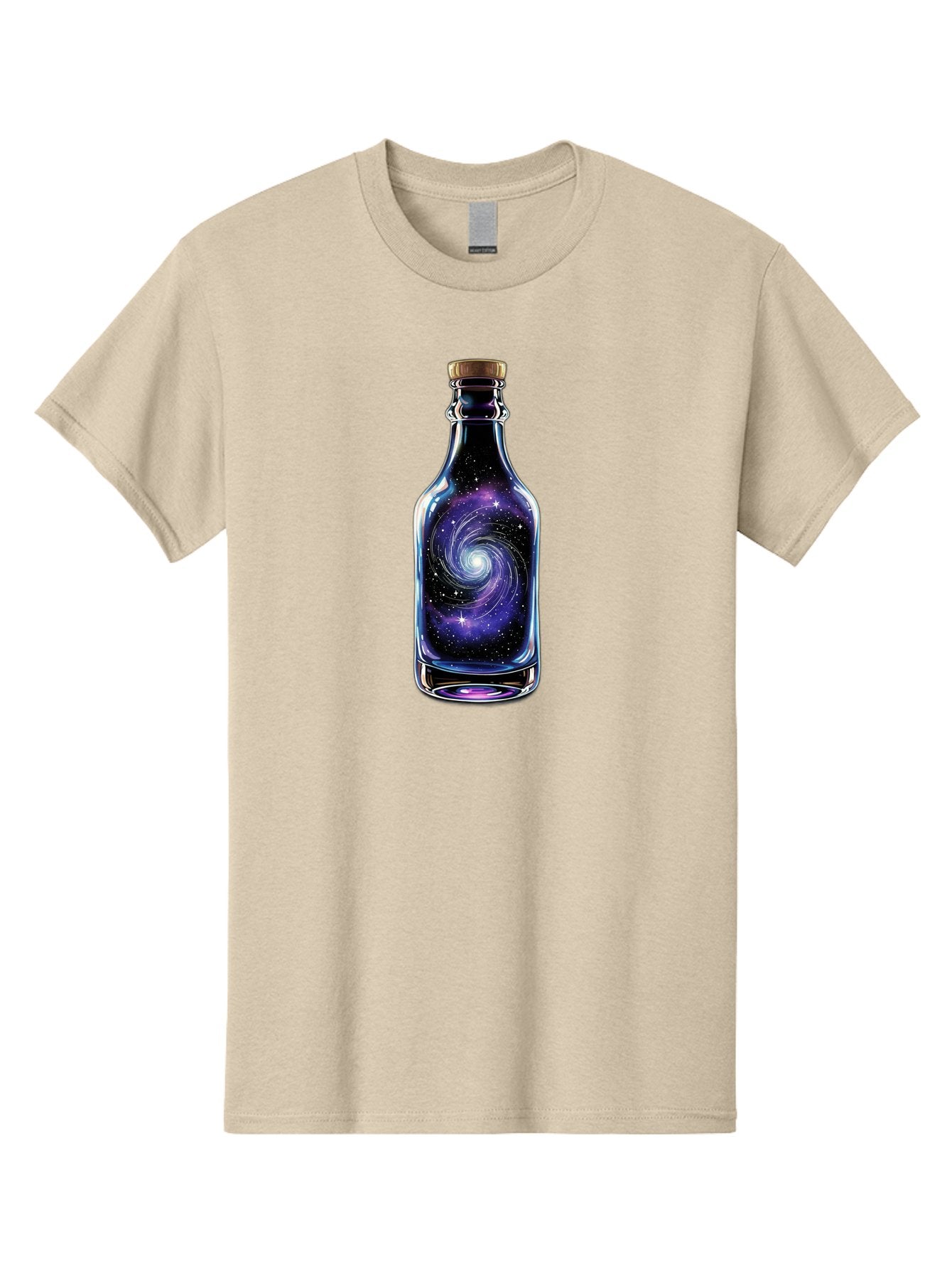 Galaxy-Bottle-6 Men'S Graphic Tee, 100% Cotton, Comfortable Casual Summer Wear, Machine Washable, Vintage Camera, Old Camera, Antique Camera, Black Camera, Classic Photography, Photography Equipment, Nostalgic Device, Film Camera, Camera Art Bai956 7