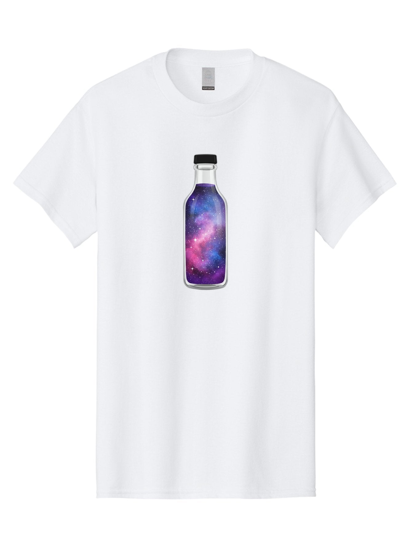 Galaxy-Bottle-7 Men'S Graphic Tee, 100% Cotton, Comfortable Casual Summer Wear, Machine Washable, Vintage Camera, Old Camera, Antique Camera, Black Camera, Classic Photography, Photography Equipment, Nostalgic Device, Film Camera, Camera Art Bai957 12