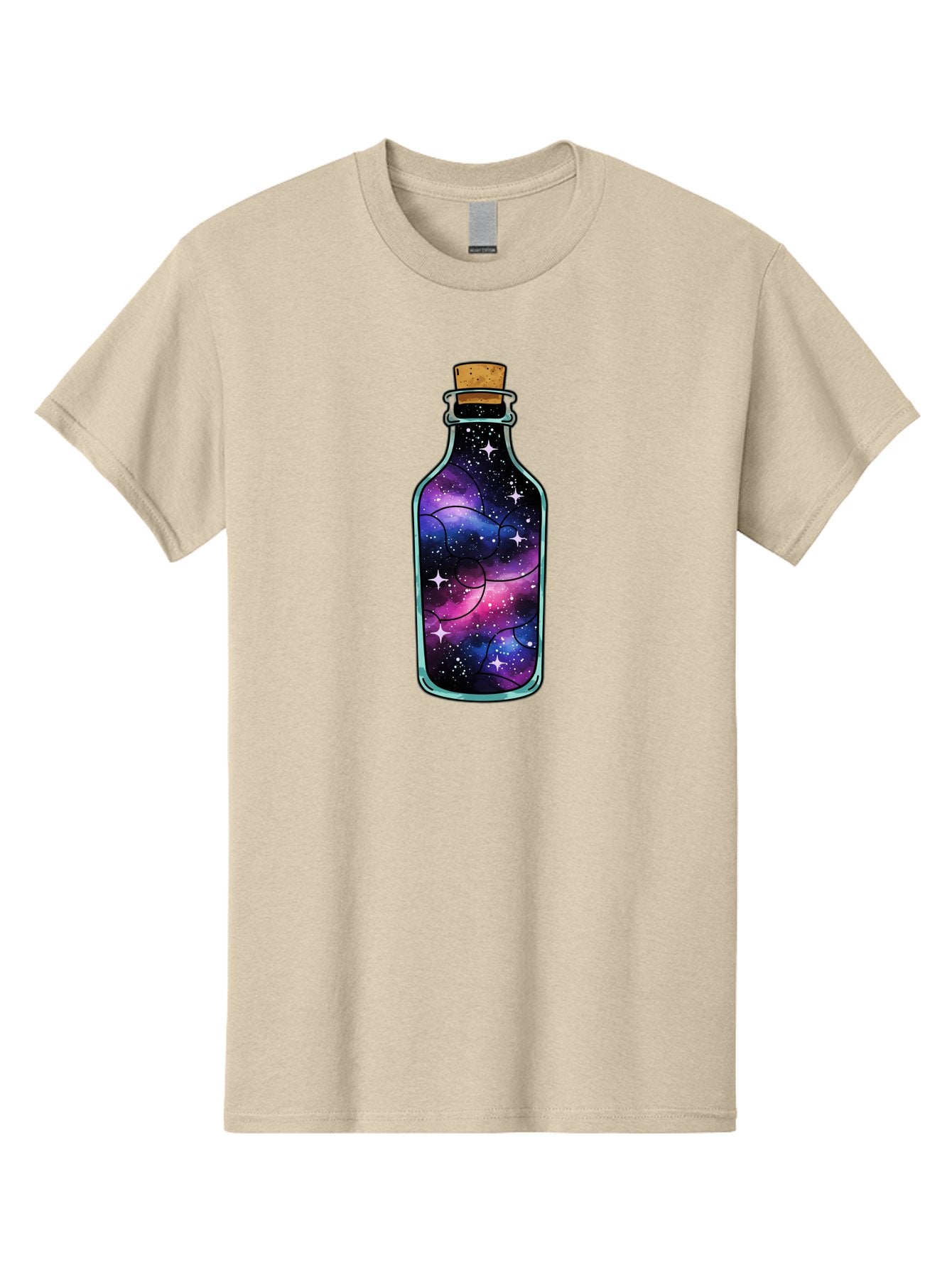 Galaxy-Bottle-9 Men'S Graphic Tee, 100% Cotton, Comfortable Casual Summer Wear, Machine Washable, Vintage Camera, Old Camera, Antique Camera, Black Camera, Classic Photography, Photography Equipment, Nostalgic Device, Film Camera, Camera Art Bai959