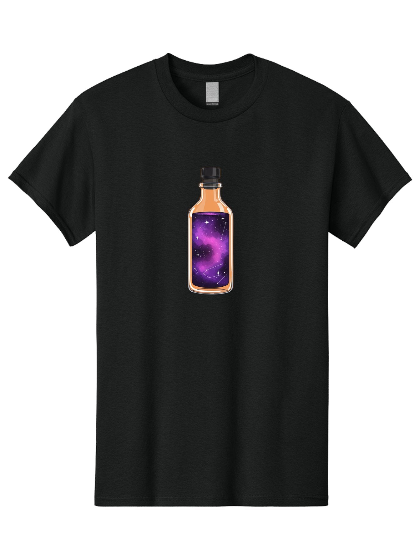 Galaxy-Elixir-Bottle Men'S Graphic Tee, 100% Cotton, Comfortable Casual Summer Wear, Machine Washable, Vintage Camera, Old Camera, Antique Camera, Black Camera, Classic Photography, Photography Equipment, Nostalgic Device, Film Camera, Bai962