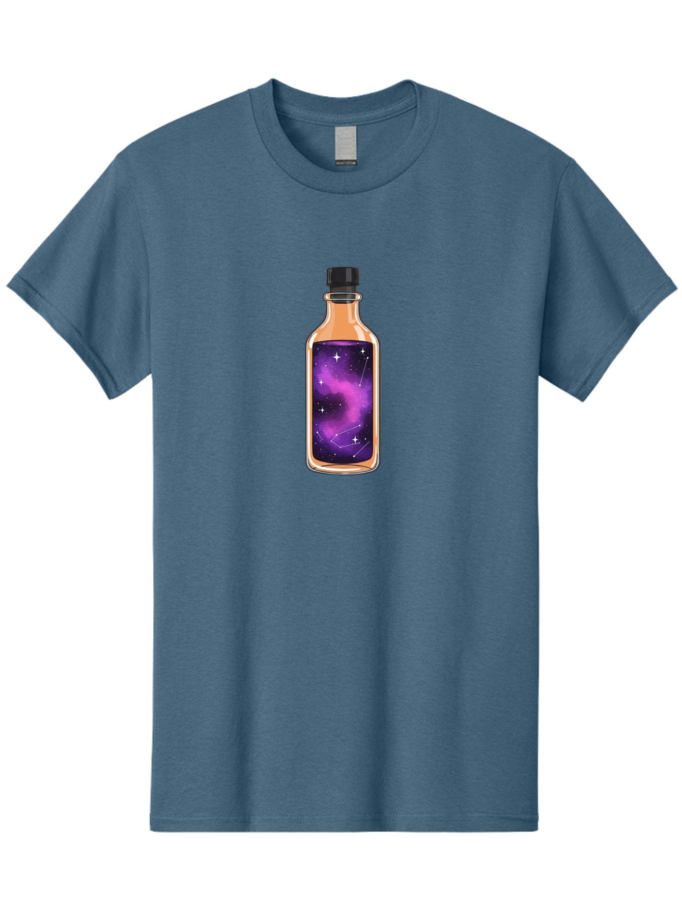 Galaxy-Elixir-Bottle Men'S Graphic Tee, 100% Cotton, Comfortable Casual Summer Wear, Machine Washable, Vintage Camera, Old Camera, Antique Camera, Black Camera, Classic Photography, Photography Equipment, Nostalgic Device, Film Camera, Bai962