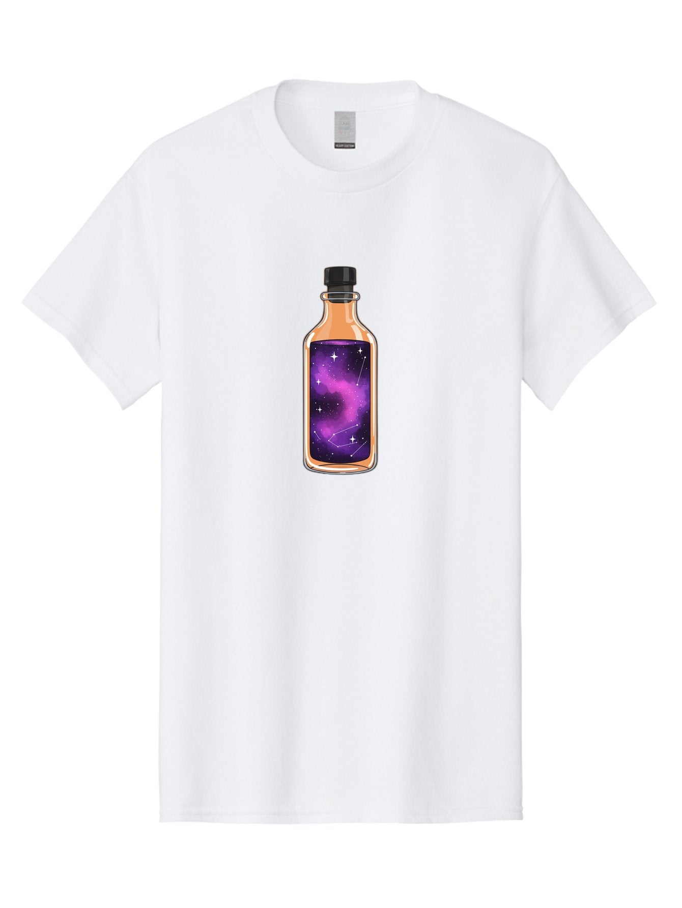 Galaxy-Elixir-Bottle Men'S Graphic Tee, 100% Cotton, Comfortable Casual Summer Wear, Machine Washable, Vintage Camera, Old Camera, Antique Camera, Black Camera, Classic Photography, Photography Equipment, Nostalgic Device, Film Camera, Bai962 3