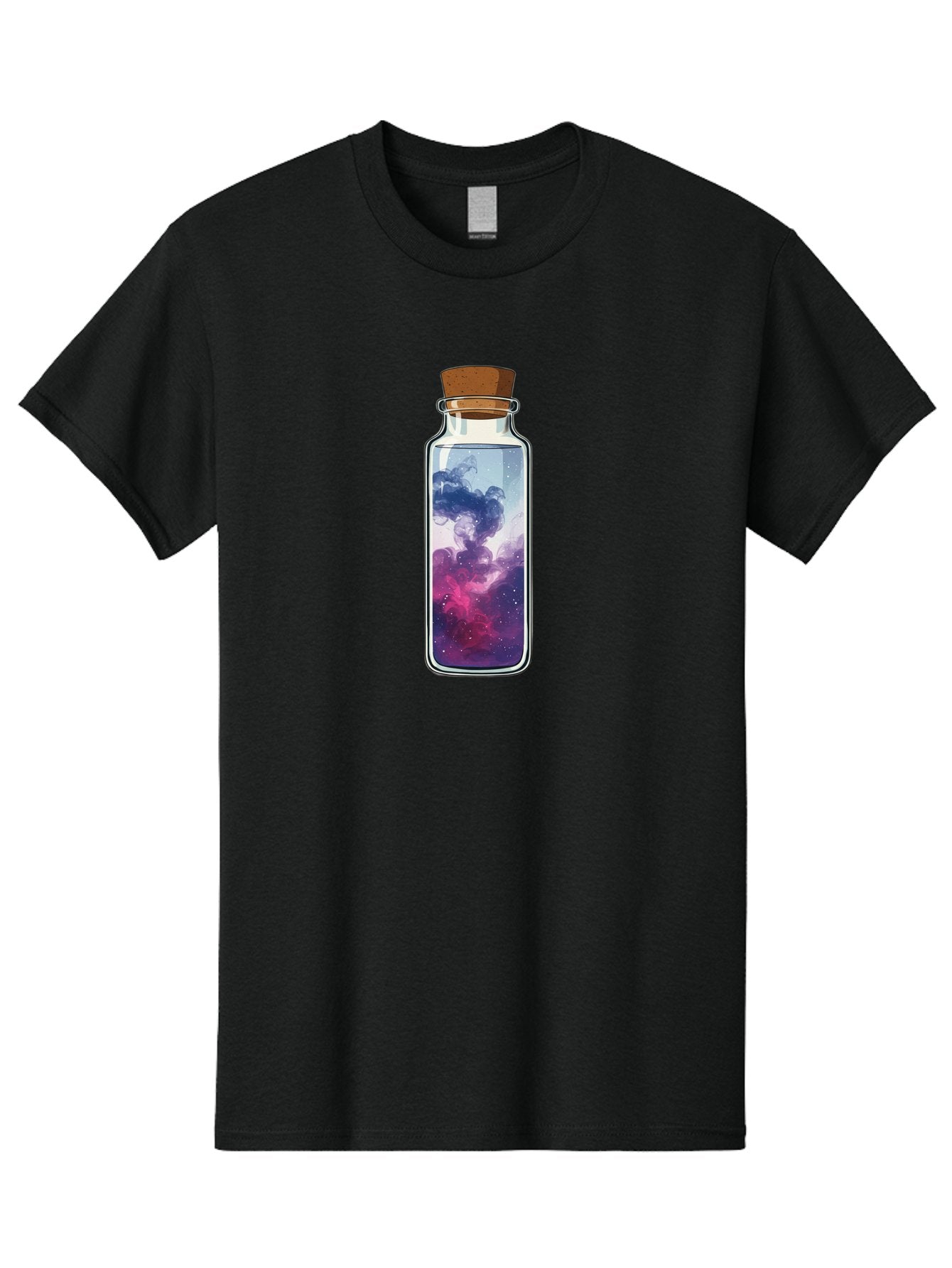 Galaxy-In-A-Bottle-1 Men'S Graphic Tee, 100% Cotton, Comfortable Casual Summer Wear, Machine Washable, Vintage Camera, Old Camera, Antique Camera, Black Camera, Classic Photography, Photography Equipment, Nostalgic Device, Film Camera, Bai963 4