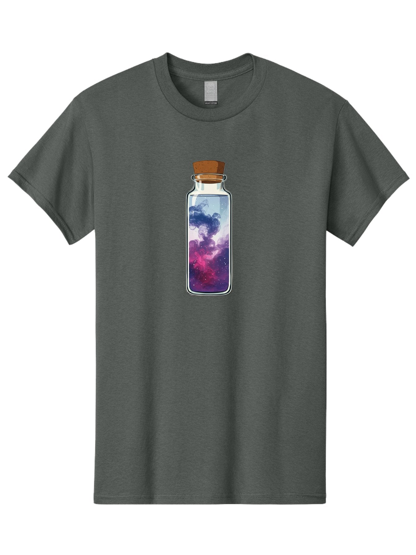 Galaxy-In-A-Bottle-1 Men'S Graphic Tee, 100% Cotton, Comfortable Casual Summer Wear, Machine Washable, Vintage Camera, Old Camera, Antique Camera, Black Camera, Classic Photography, Photography Equipment, Nostalgic Device, Film Camera, Bai963