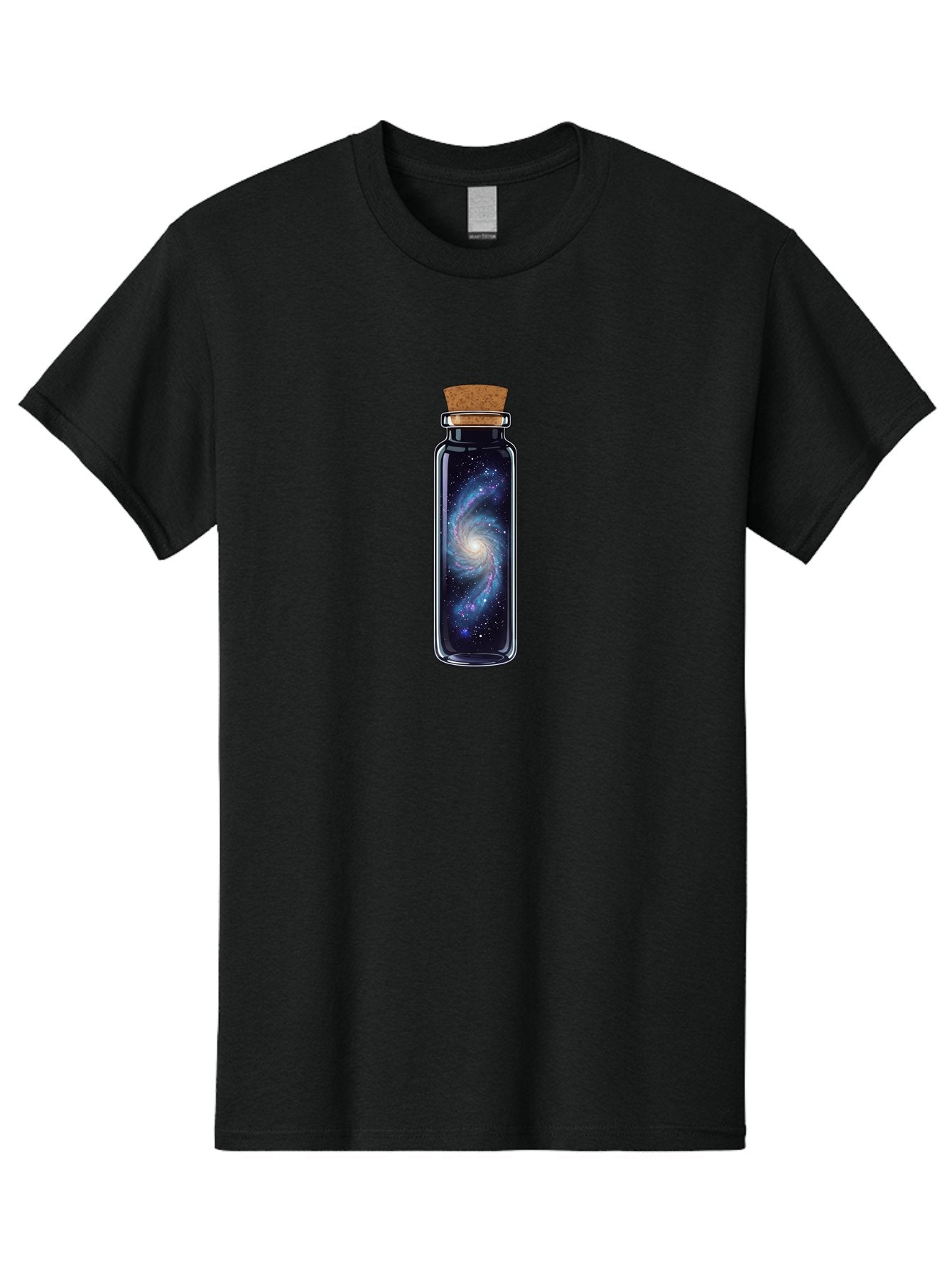 Galaxy-In-A-Bottle-10 Men'S Graphic Tee, 100% Cotton, Comfortable Casual Summer Wear, Machine Washable, Vintage Camera, Old Camera, Antique Camera, Black Camera, Classic Photography, Photography Equipment, Nostalgic Device, Film Camera, Bai964