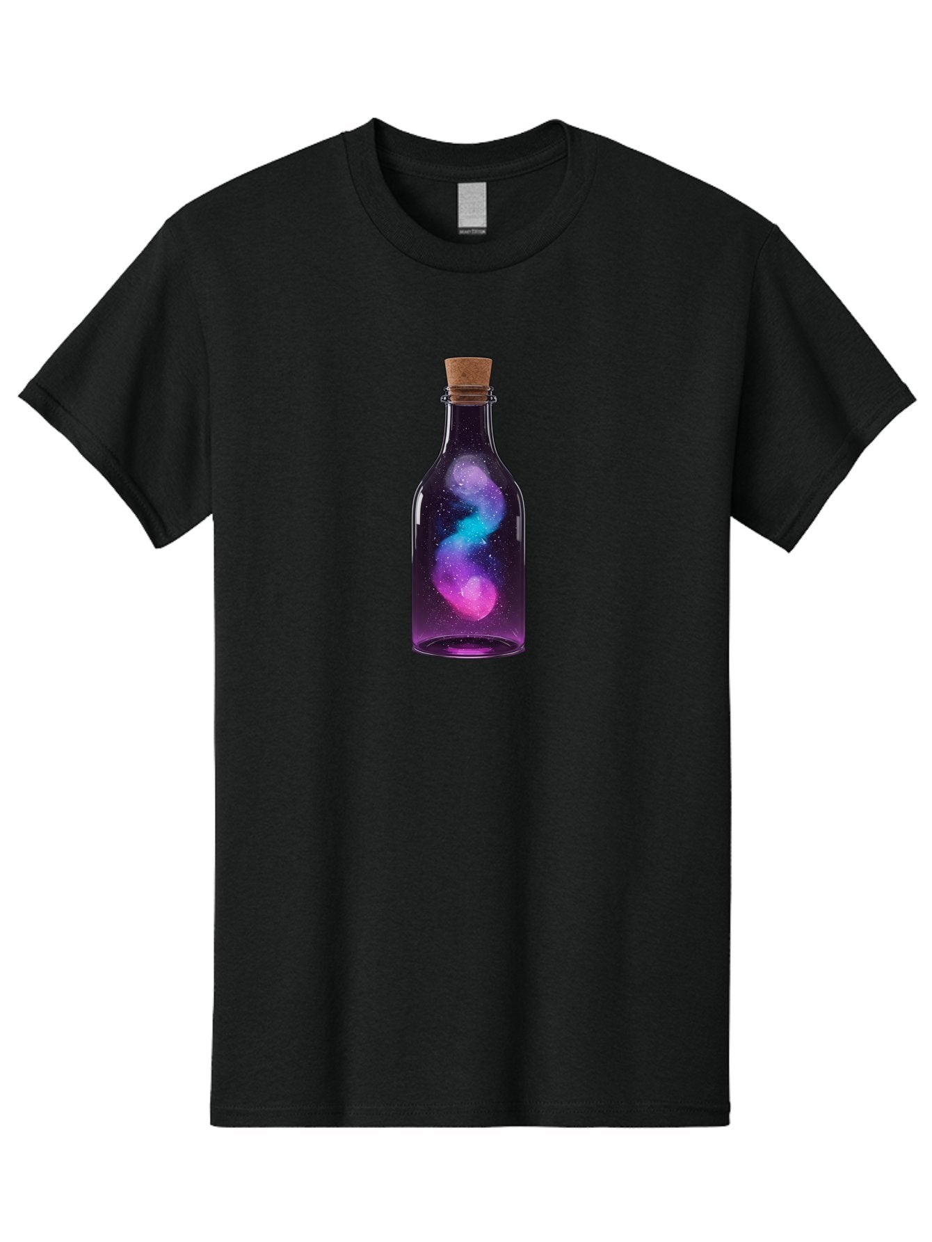 Galaxy-In-A-Bottle-13 Men'S Graphic Tee, 100% Cotton, Comfortable Casual Summer Wear, Machine Washable, Vintage Camera, Old Camera, Antique Camera, Black Camera, Classic Photography, Photography Equipment, Nostalgic Device, Film Camera, Bai967