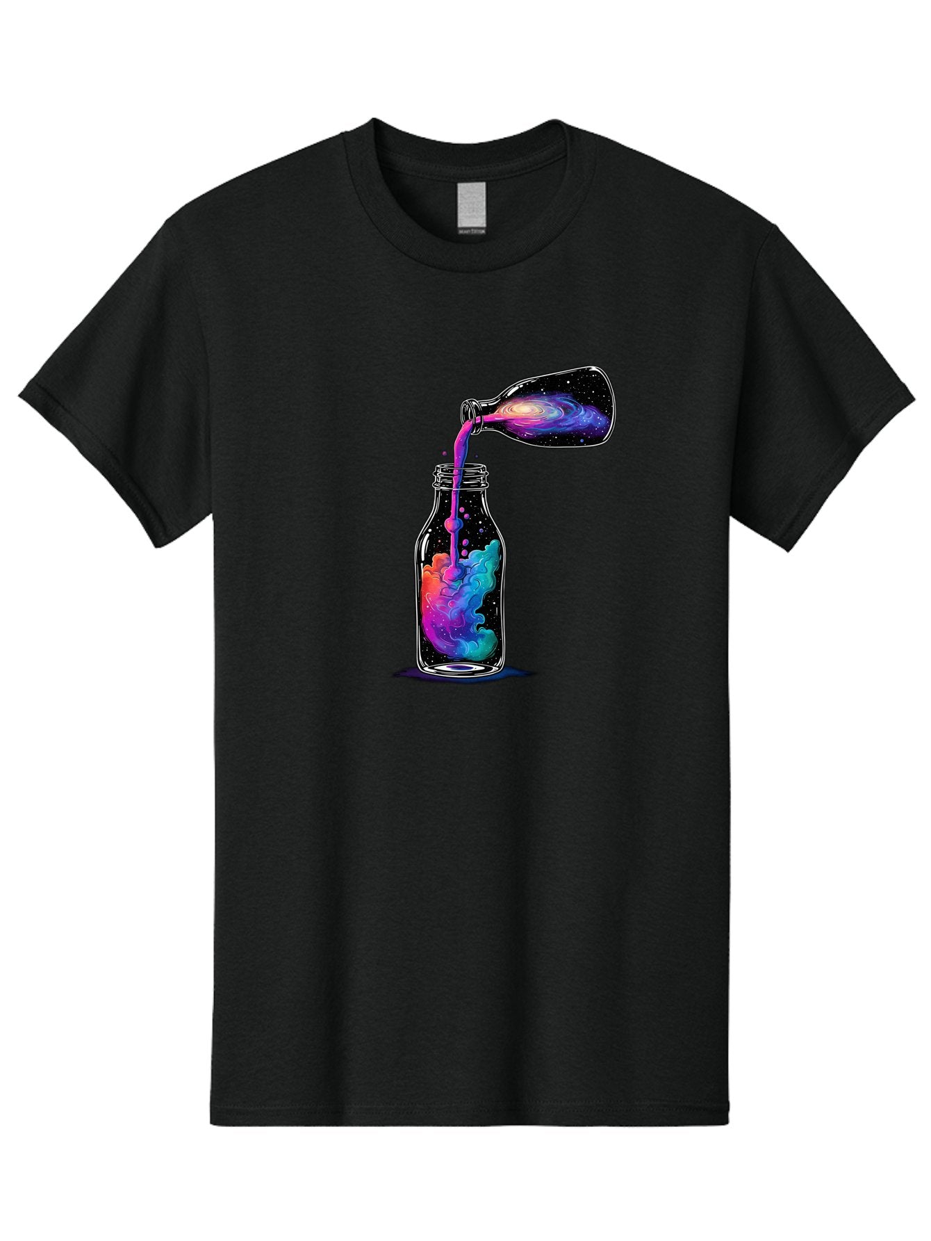 Galaxy-In-A-Bottle-14 Men'S Graphic Tee, 100% Cotton, Comfortable Casual Summer Wear, Machine Washable, Vintage Camera, Old Camera, Antique Camera, Black Camera, Classic Photography, Photography Equipment, Nostalgic Device, Film Camera, Bai968 9