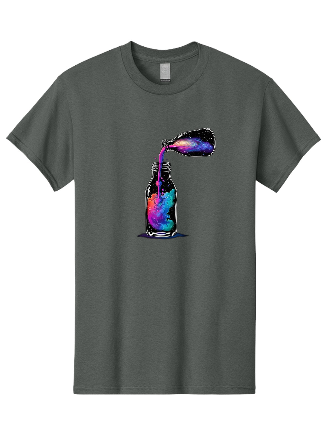 Galaxy-In-A-Bottle-14 Men'S Graphic Tee, 100% Cotton, Comfortable Casual Summer Wear, Machine Washable, Vintage Camera, Old Camera, Antique Camera, Black Camera, Classic Photography, Photography Equipment, Nostalgic Device, Film Camera, Bai968