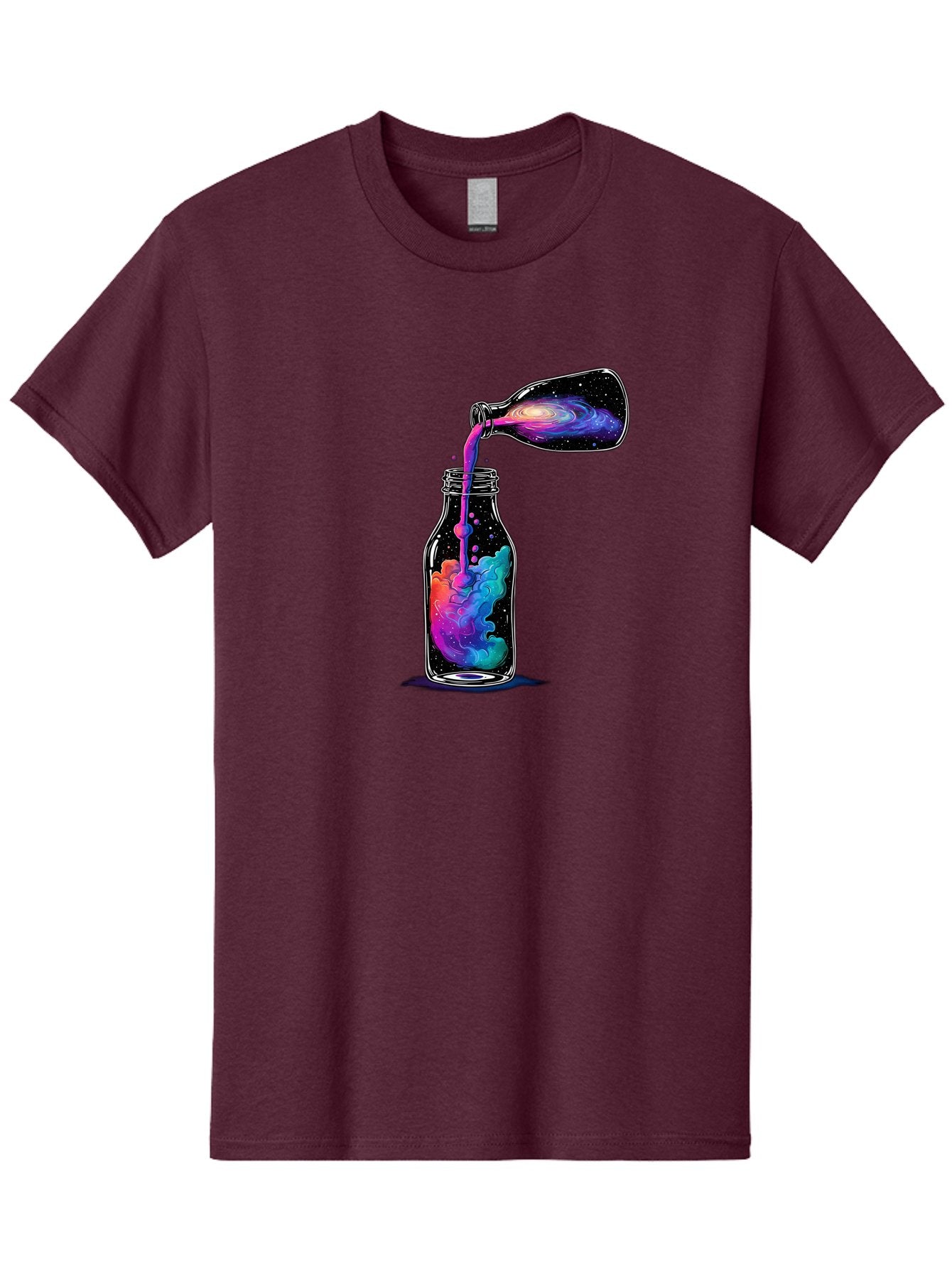 Galaxy-In-A-Bottle-14 Men'S Graphic Tee, 100% Cotton, Comfortable Casual Summer Wear, Machine Washable, Vintage Camera, Old Camera, Antique Camera, Black Camera, Classic Photography, Photography Equipment, Nostalgic Device, Film Camera, Bai968 13