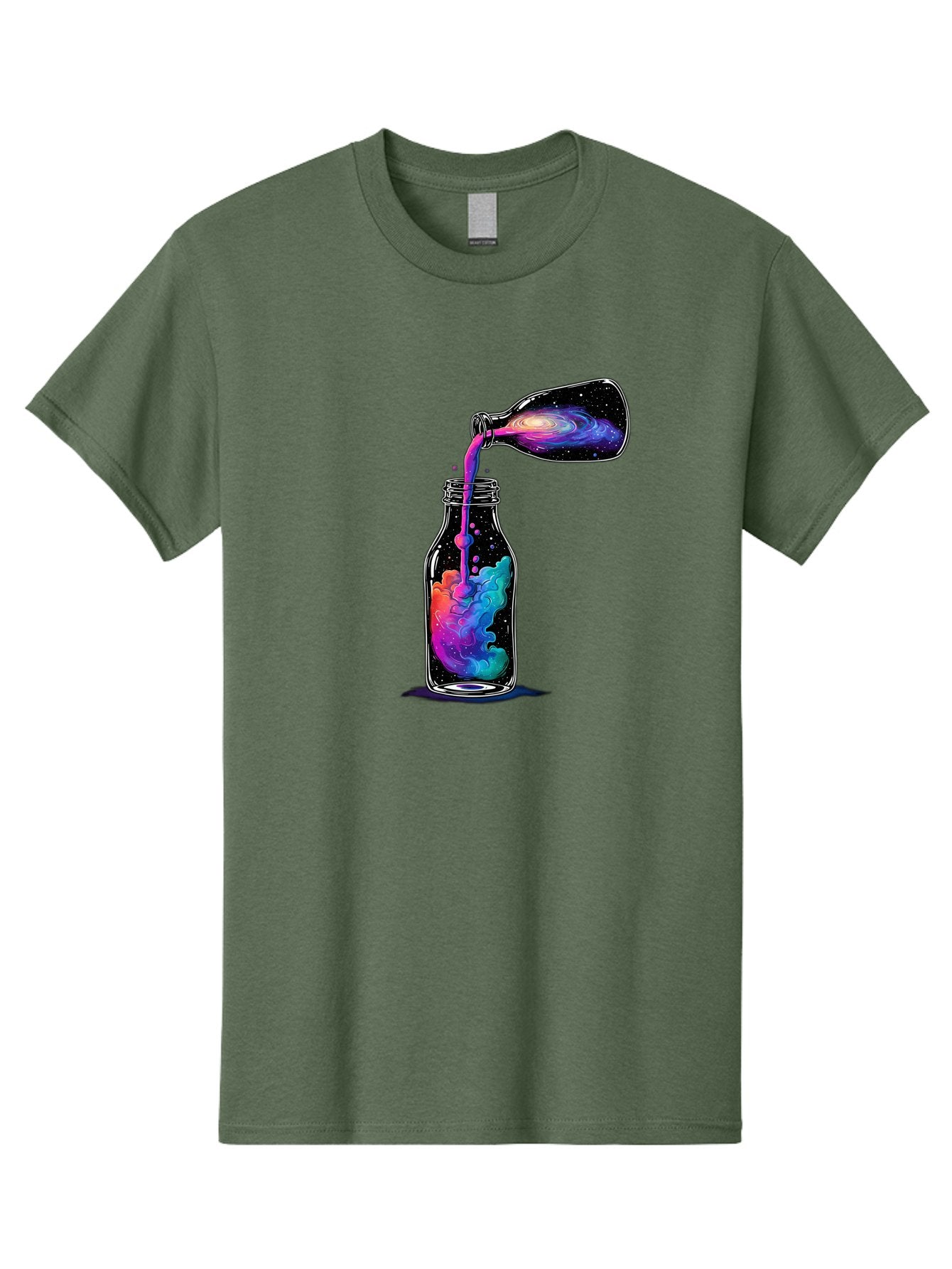 Galaxy-In-A-Bottle-14 Men'S Graphic Tee, 100% Cotton, Comfortable Casual Summer Wear, Machine Washable, Vintage Camera, Old Camera, Antique Camera, Black Camera, Classic Photography, Photography Equipment, Nostalgic Device, Film Camera, Bai968 7