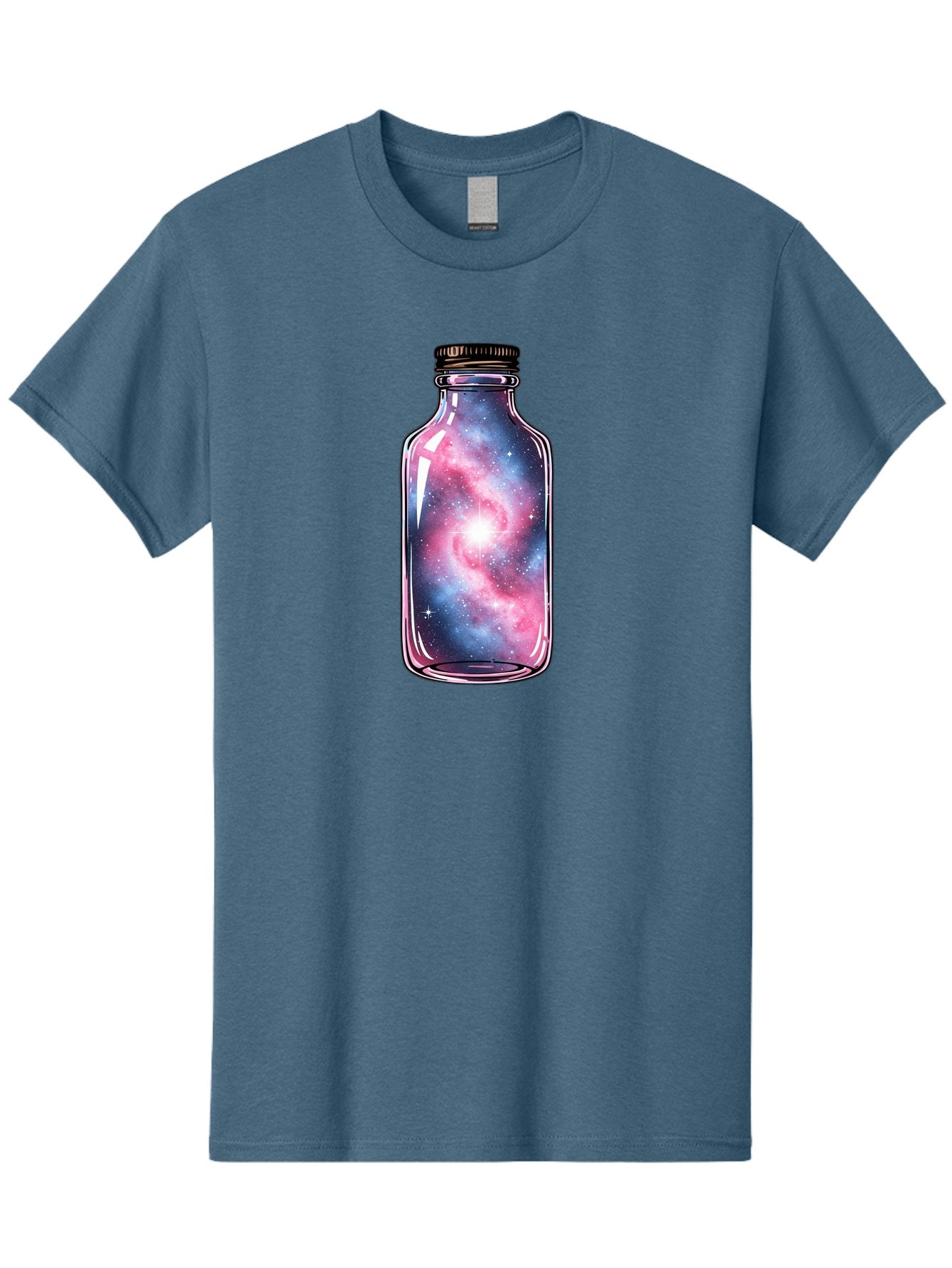 Galaxy-In-A-Bottle-17 Men'S Graphic Tee, 100% Cotton, Comfortable Casual Summer Wear, Machine Washable, Vintage Camera, Old Camera, Antique Camera, Black Camera, Classic Photography, Photography Equipment, Nostalgic Device, Film Camera, Bai971