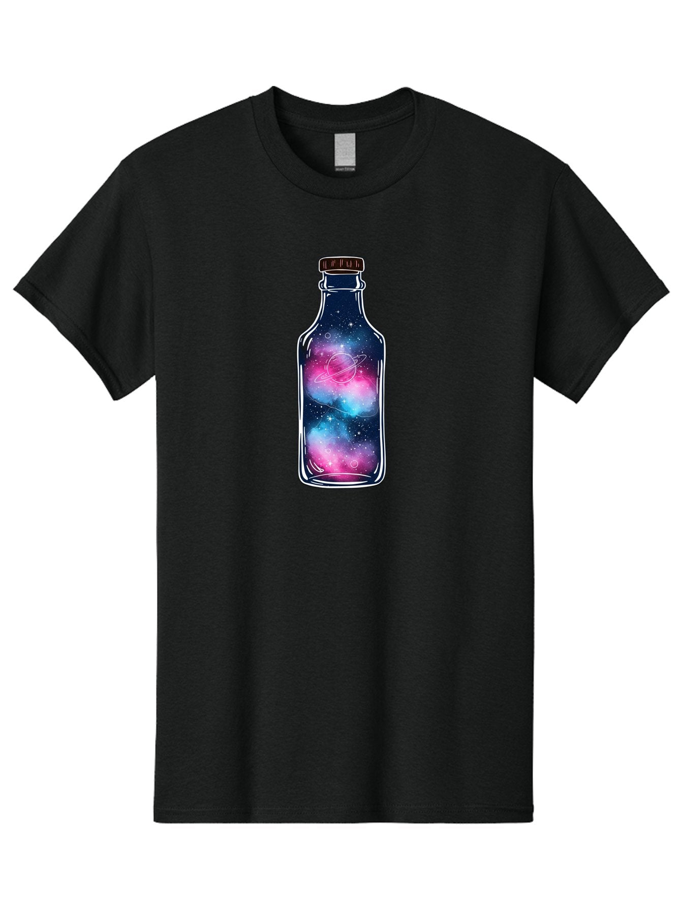 Galaxy-In-A-Bottle-18 Men'S Graphic Tee, 100% Cotton, Comfortable Casual Summer Wear, Machine Washable, Vintage Camera, Old Camera, Antique Camera, Black Camera, Classic Photography, Photography Equipment, Nostalgic Device, Film Camera, Bai972 13