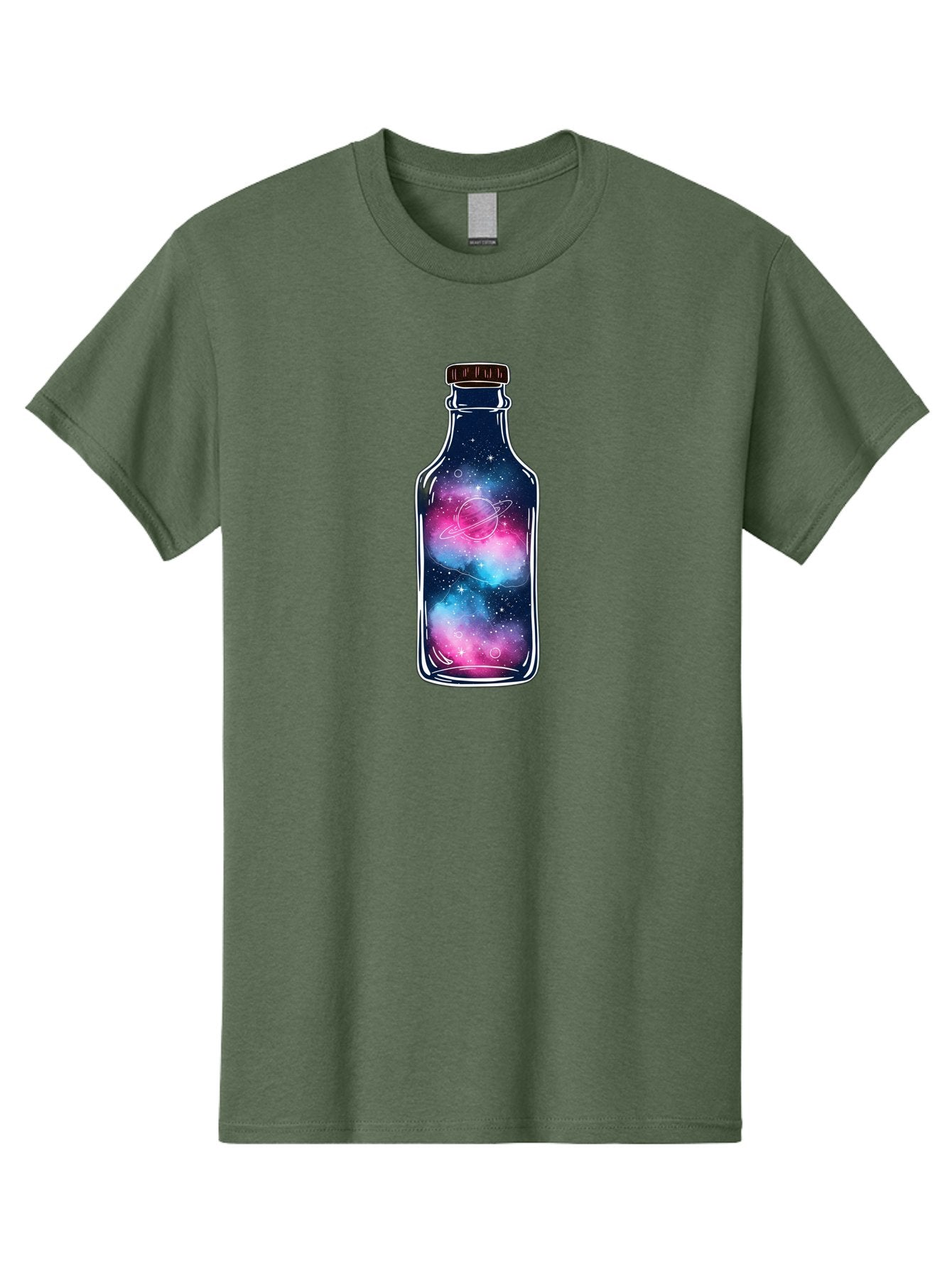 Galaxy-In-A-Bottle-18 Men'S Graphic Tee, 100% Cotton, Comfortable Casual Summer Wear, Machine Washable, Vintage Camera, Old Camera, Antique Camera, Black Camera, Classic Photography, Photography Equipment, Nostalgic Device, Film Camera, Bai972