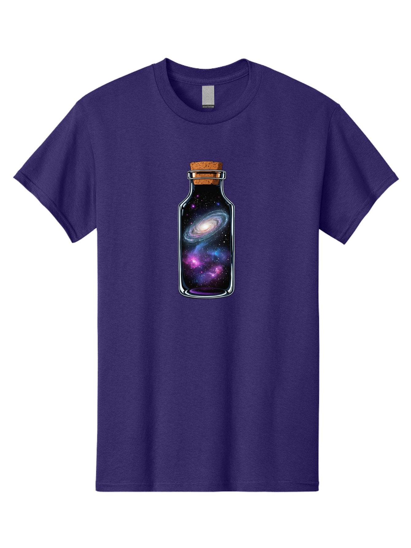Galaxy-In-A-Bottle-2 Men'S Graphic Tee, 100% Cotton, Comfortable Casual Summer Wear, Machine Washable, Vintage Camera, Old Camera, Antique Camera, Black Camera, Classic Photography, Photography Equipment, Nostalgic Device, Film Camera, Bai974