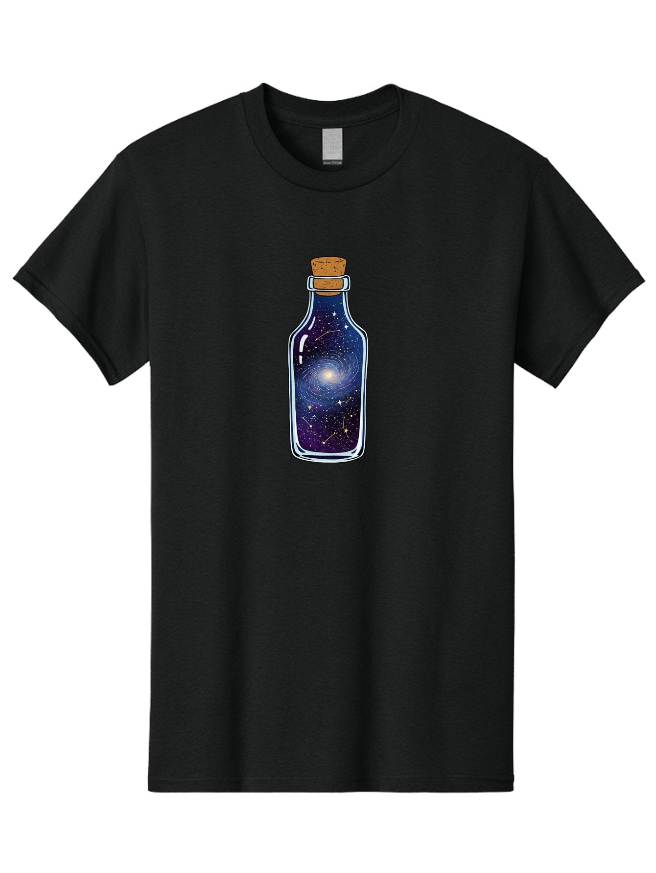 Galaxy-In-A-Bottle-25 Men'S Graphic Tee, 100% Cotton, Comfortable Casual Summer Wear, Machine Washable, Vintage Camera, Old Camera, Antique Camera, Black Camera, Classic Photography, Photography Equipment, Nostalgic Device, Film Camera, Bai980
