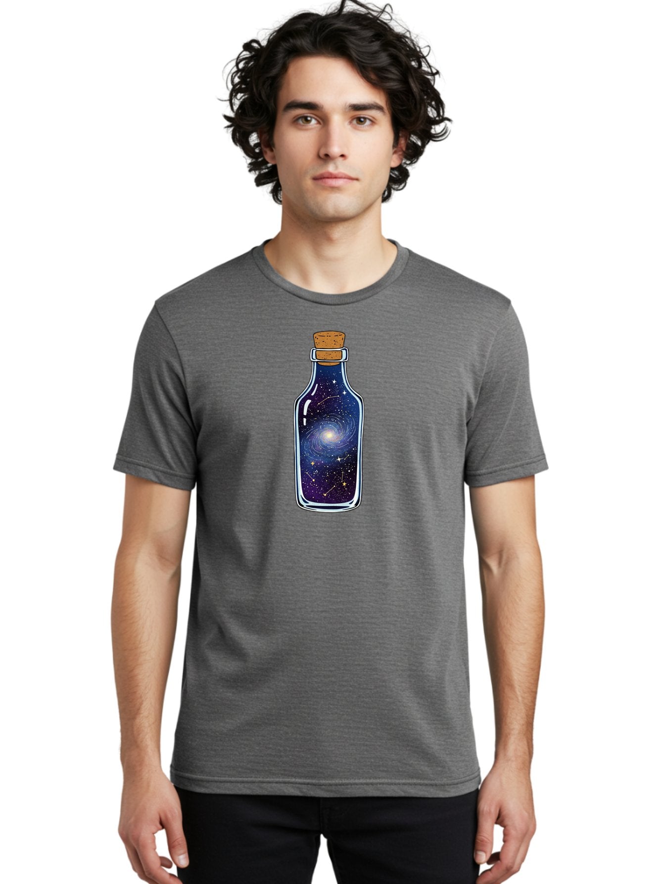 Galaxy-In-A-Bottle-25 Men'S Graphic Tee, 100% Cotton, Comfortable Casual Summer Wear, Machine Washable, Vintage Camera, Old Camera, Antique Camera, Black Camera, Classic Photography, Photography Equipment, Nostalgic Device, Film Camera, Bai980 20