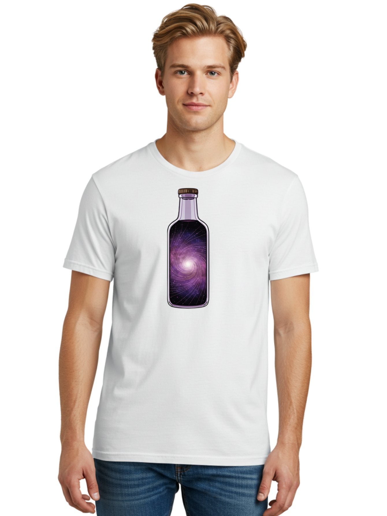 Galaxy-In-A-Bottle-34 Men'S Graphic Tee, 100% Cotton, Comfortable Casual Summer Wear, Machine Washable, Vintage Camera, Old Camera, Antique Camera, Black Camera, Classic Photography, Photography Equipment, Nostalgic Device, Film Camera, Bai990 23