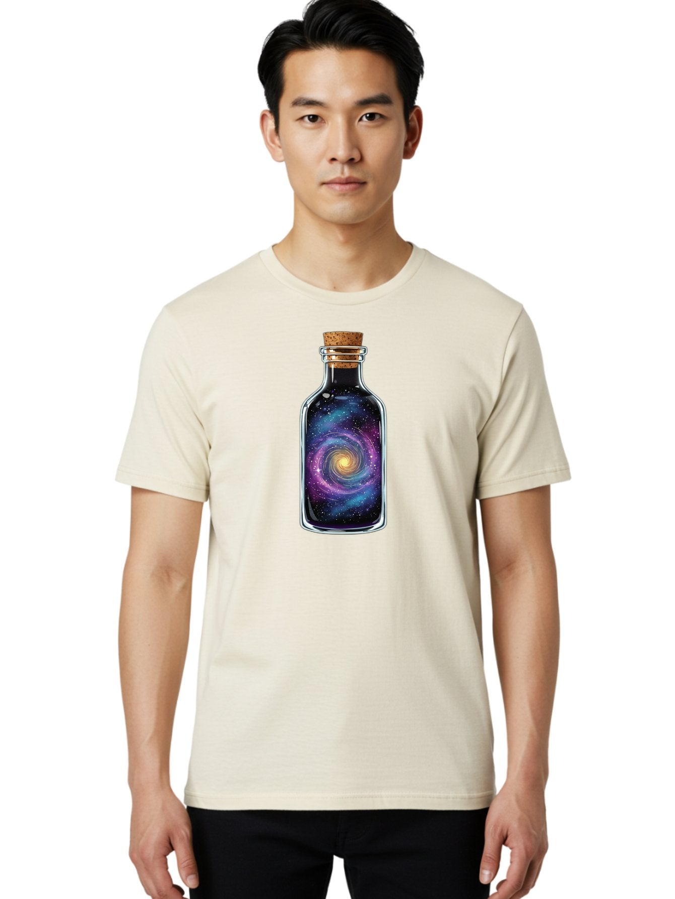 Galaxy-In-A-Bottle-37 Men'S Graphic Tee, 100% Cotton, Comfortable Casual Summer Wear, Machine Washable, Vintage Camera, Old Camera, Antique Camera, Black Camera, Classic Photography, Photography Equipment, Nostalgic Device, Film Camera, Bai993 23