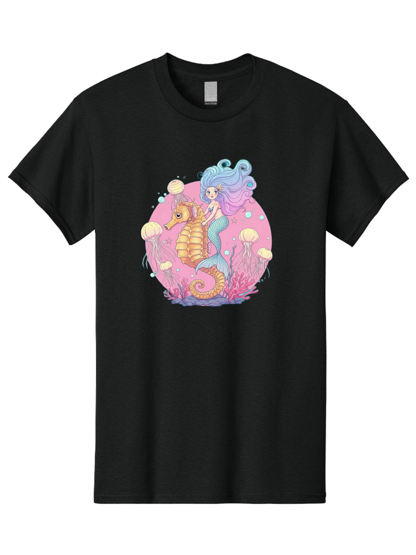 Mermaid-And-Seahorse Men'S Graphic Tee, 100% Cotton, Comfortable Casual Summer Wear, Machine Washable, Vintage Camera, Old Camera, Antique Camera, Black Camera, Classic Photography, Photography Equipment, Nostalgic Device, Film Camera, Baj101 9