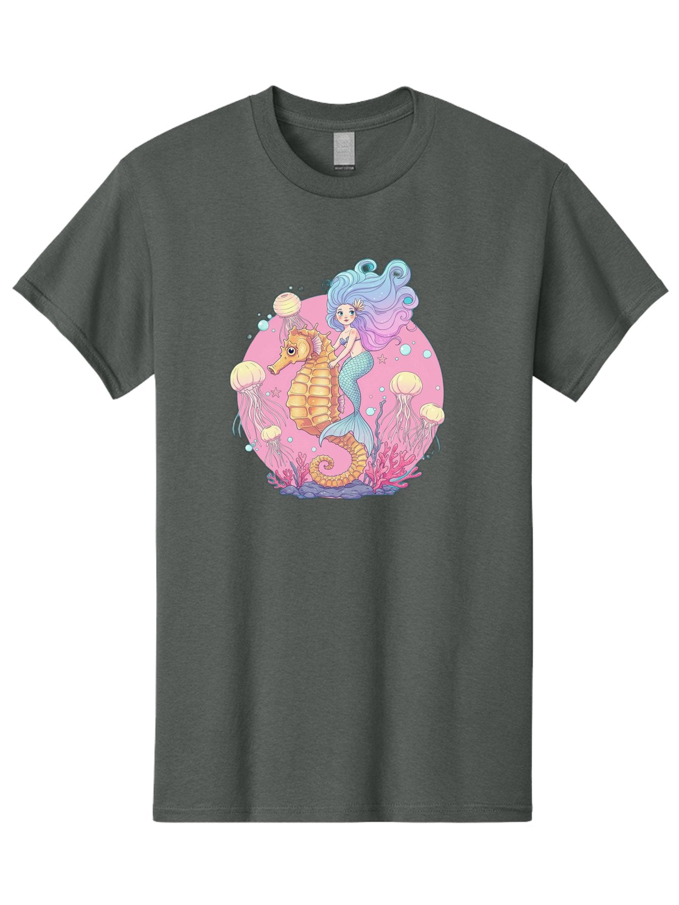 Mermaid-And-Seahorse Men'S Graphic Tee, 100% Cotton, Comfortable Casual Summer Wear, Machine Washable, Vintage Camera, Old Camera, Antique Camera, Black Camera, Classic Photography, Photography Equipment, Nostalgic Device, Film Camera, Baj101 10