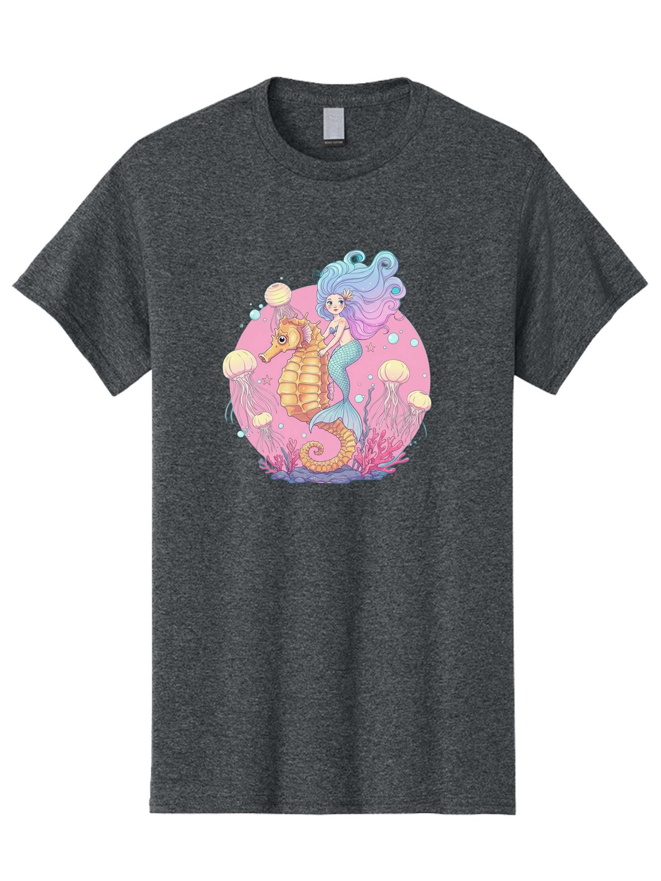 Mermaid-And-Seahorse Men'S Graphic Tee, 100% Cotton, Comfortable Casual Summer Wear, Machine Washable, Vintage Camera, Old Camera, Antique Camera, Black Camera, Classic Photography, Photography Equipment, Nostalgic Device, Film Camera, Baj101 11