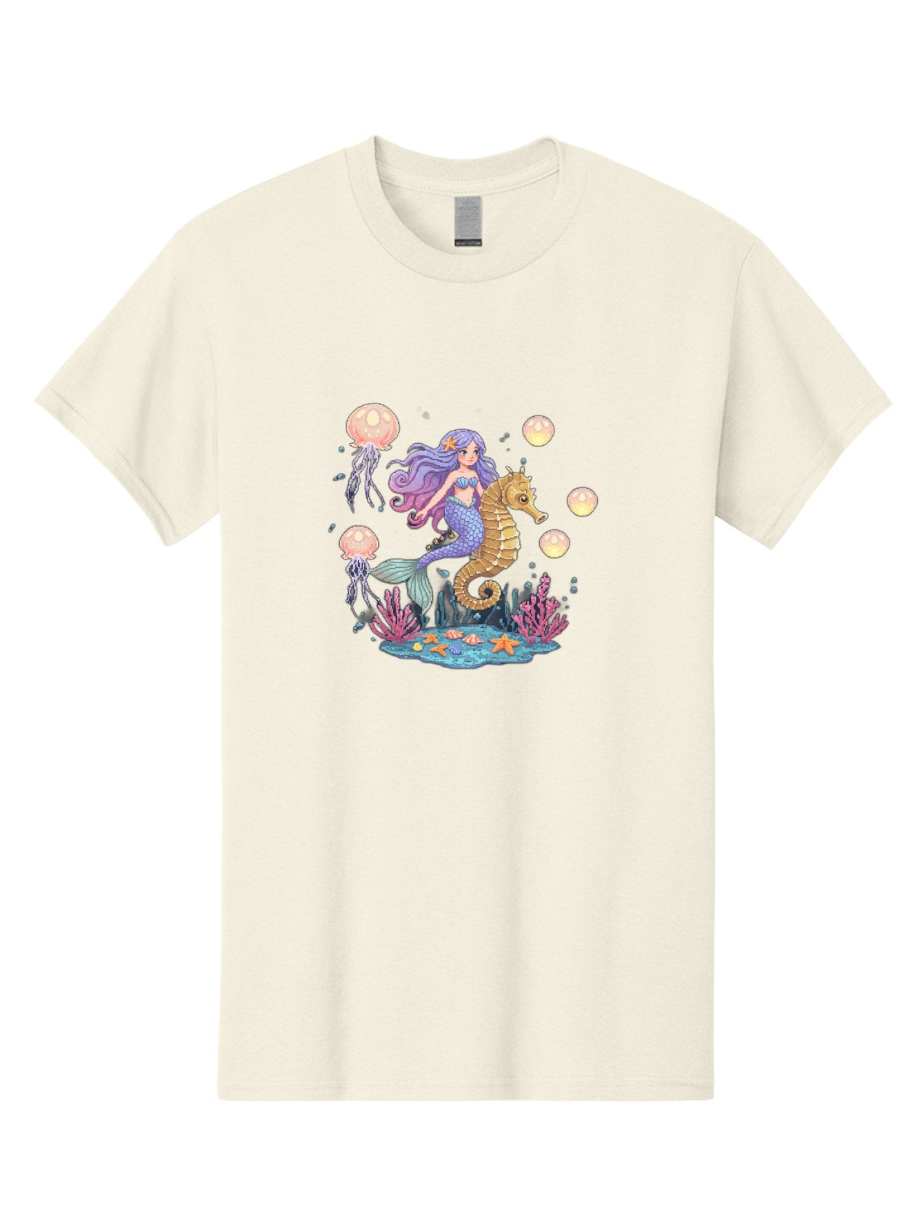 Mermaid-Riding-Seahorse Men'S Graphic Tee, 100% Cotton, Comfortable Casual Summer Wear, Machine Washable, Vintage Camera, Old Camera, Antique Camera, Black Camera, Classic Photography, Photography Equipment, Nostalgic Device, Film Camera, Baj109