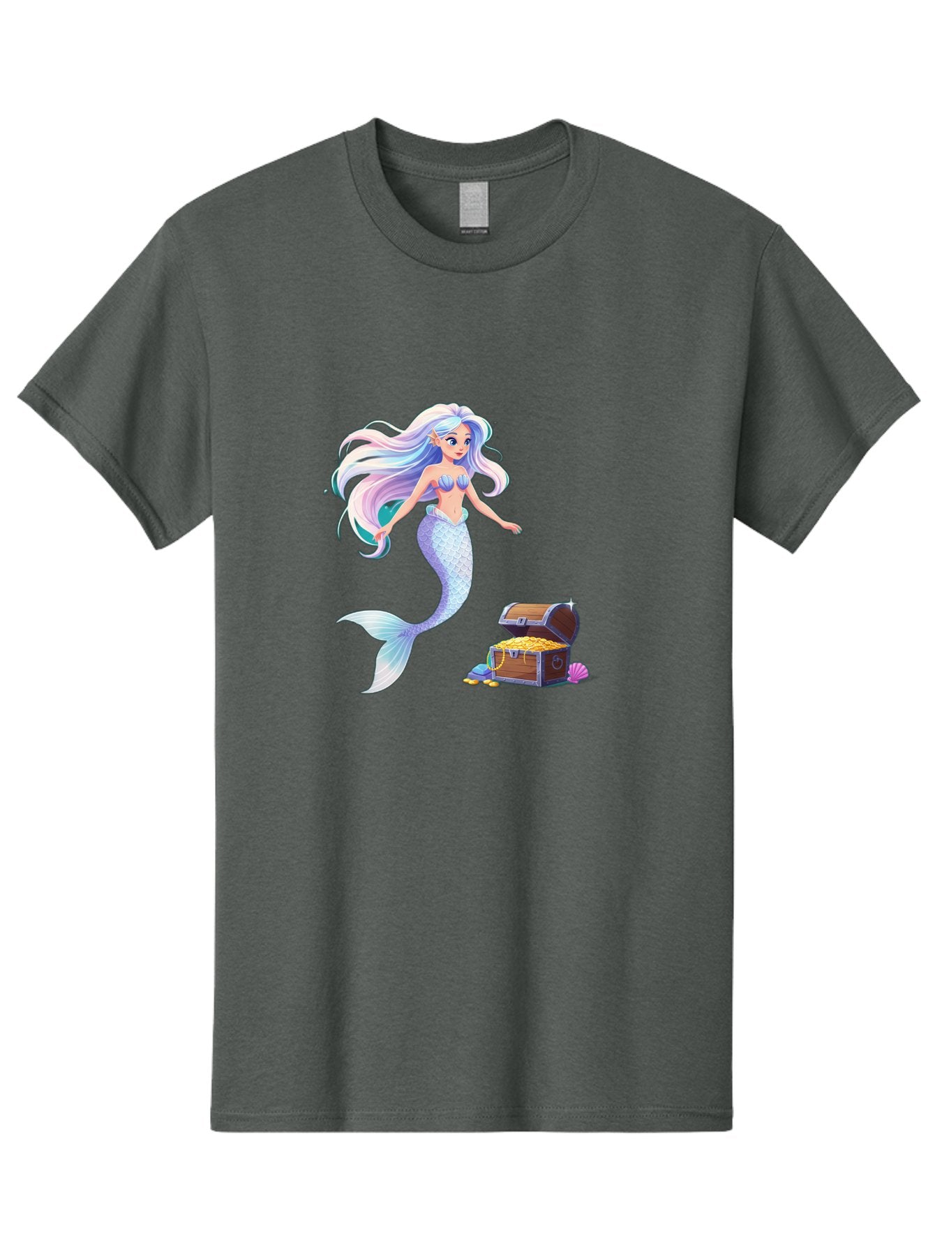 Mermaid-With-Treasure Men'S Graphic Tee, 100% Cotton, Comfortable Casual Summer Wear, Machine Washable, Vintage Camera, Old Camera, Antique Camera, Black Camera, Classic Photography, Photography Equipment, Nostalgic Device, Film Camera, Baj114 15