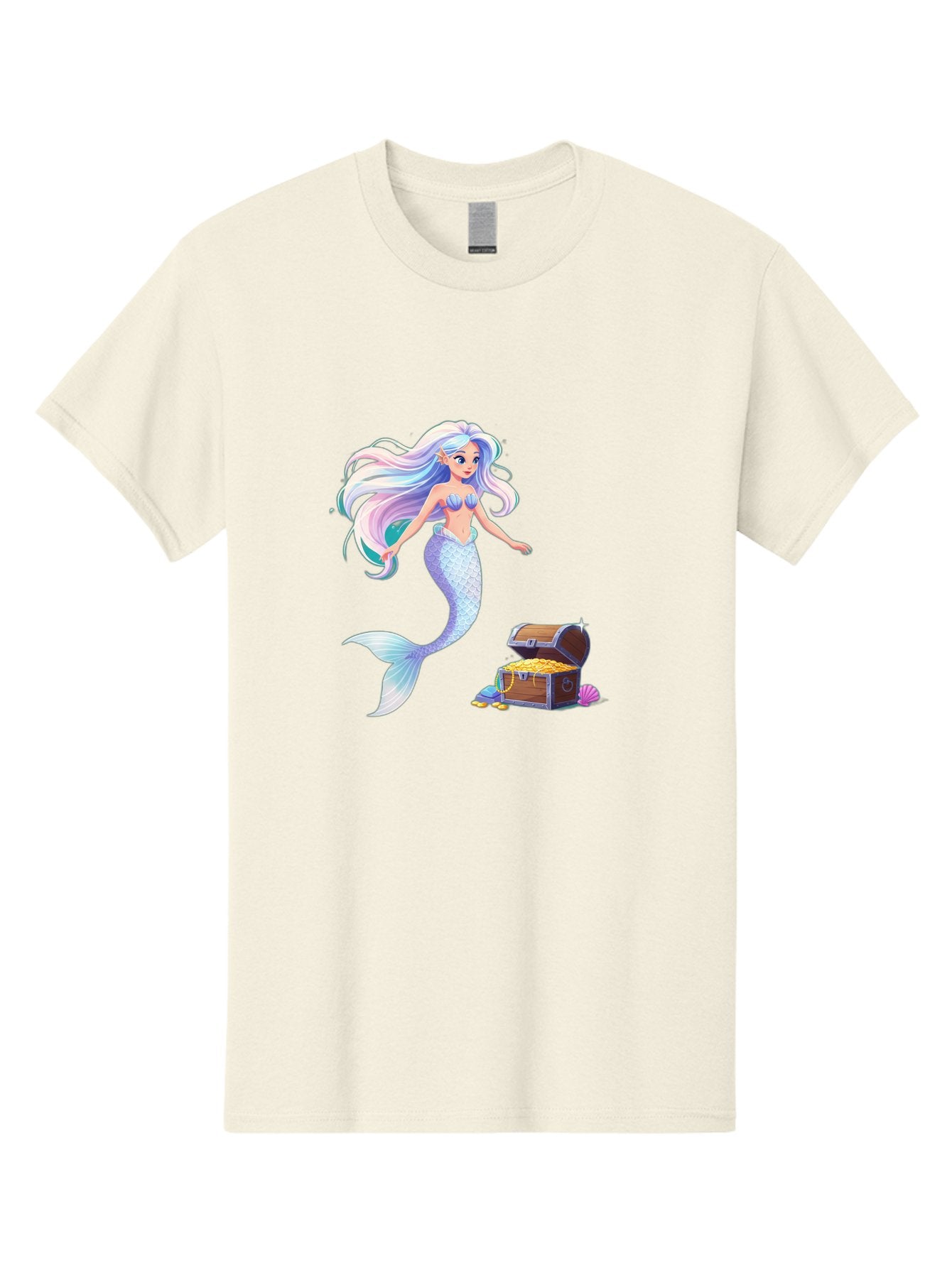 Mermaid-With-Treasure Men'S Graphic Tee, 100% Cotton, Comfortable Casual Summer Wear, Machine Washable, Vintage Camera, Old Camera, Antique Camera, Black Camera, Classic Photography, Photography Equipment, Nostalgic Device, Film Camera, Baj114