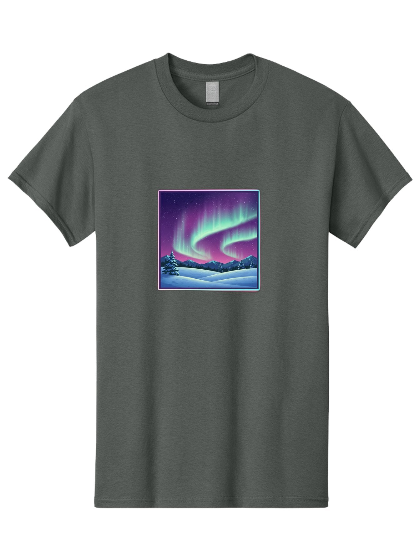 Northern-Lights-2 Men'S Graphic Tee, 100% Cotton, Comfortable Casual Summer Wear, Machine Washable, Vintage Camera, Old Camera, Antique Camera, Black Camera, Classic Photography, Photography Equipment, Nostalgic Device, Film Camera, Camera Art Baj127 14