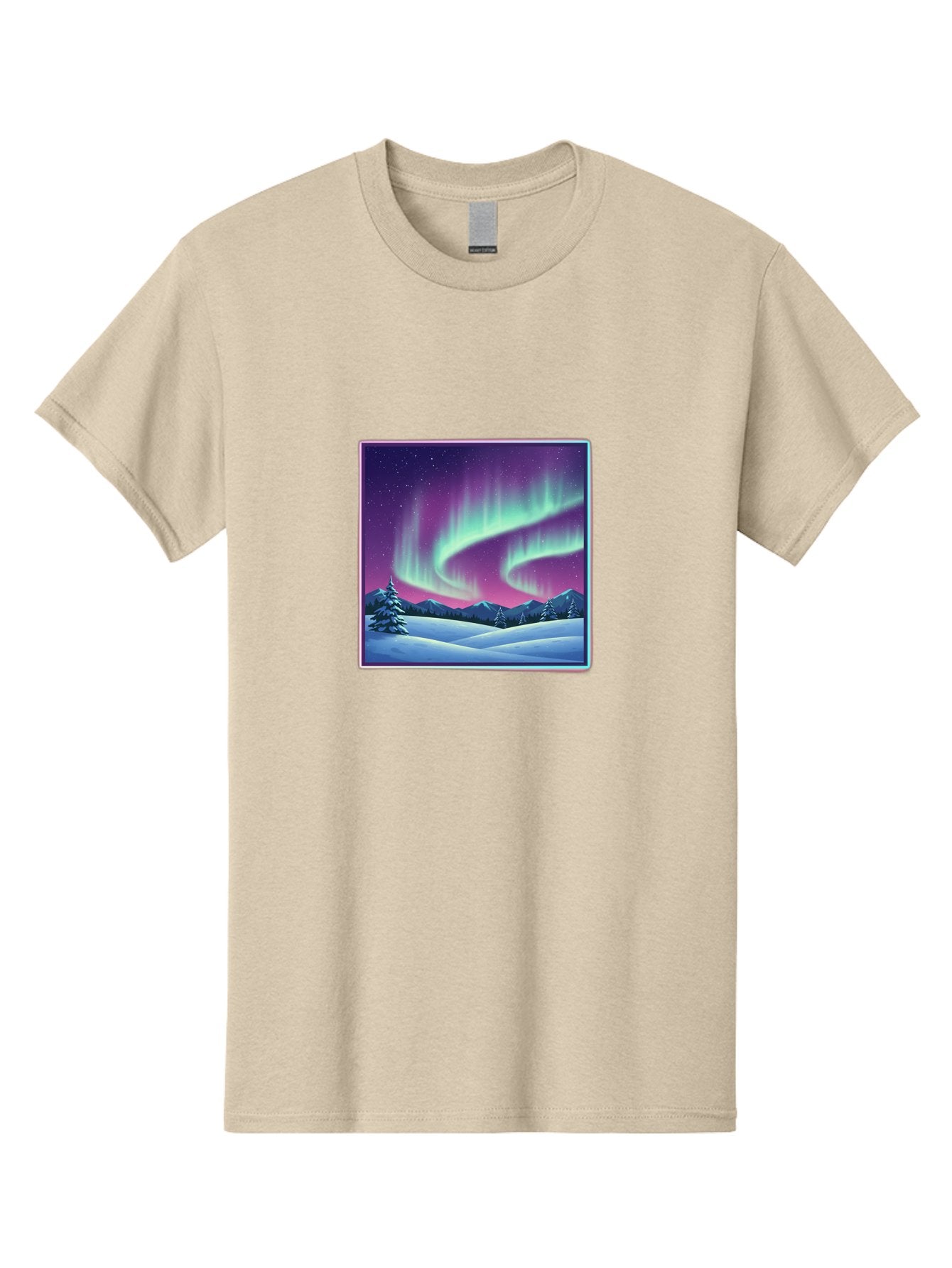 Northern-Lights-2 Men'S Graphic Tee, 100% Cotton, Comfortable Casual Summer Wear, Machine Washable, Vintage Camera, Old Camera, Antique Camera, Black Camera, Classic Photography, Photography Equipment, Nostalgic Device, Film Camera, Camera Art Baj127 9