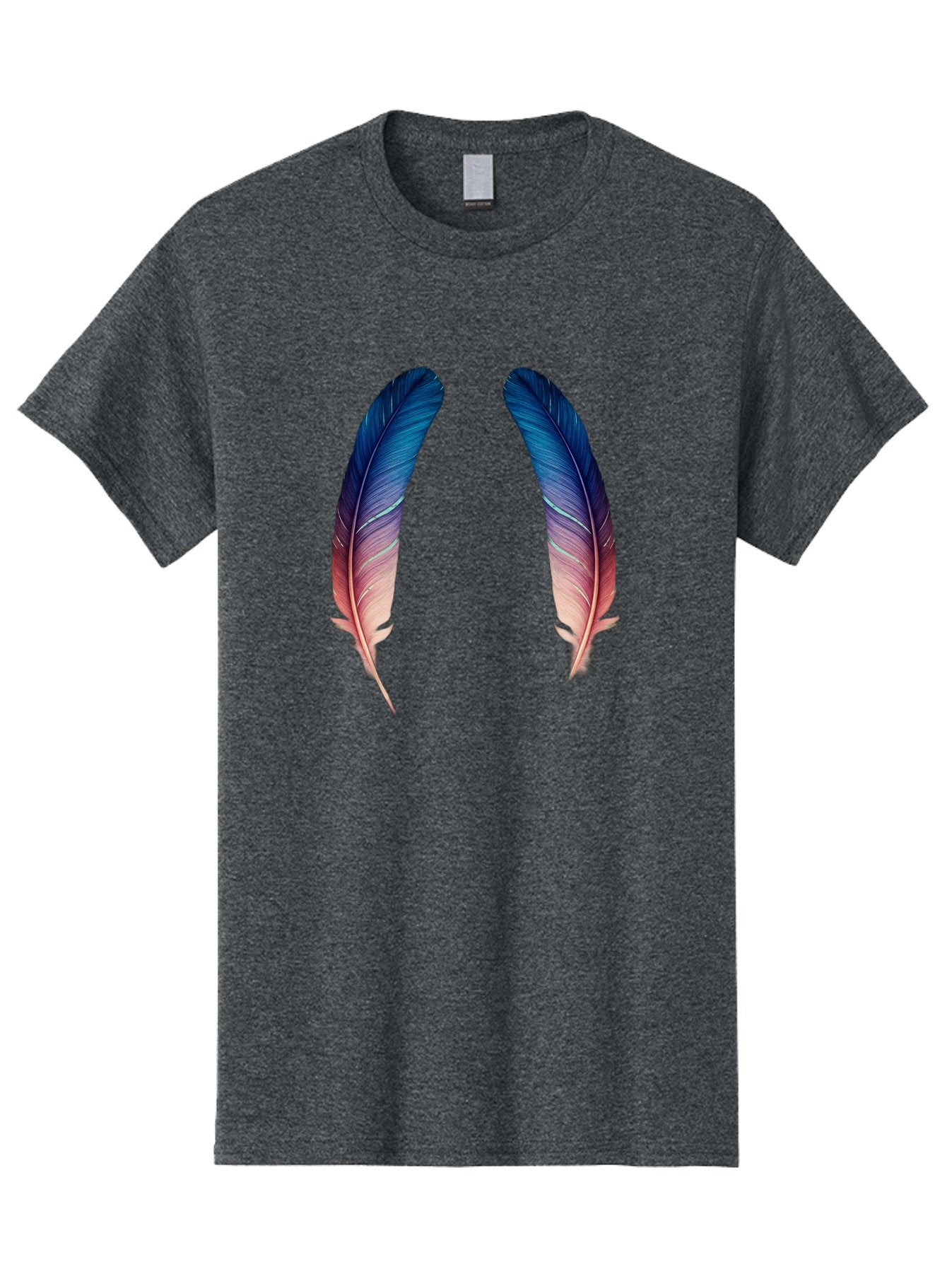Ombre-Feathers Men'S Graphic Tee, 100% Cotton, Comfortable Casual Summer Wear, Machine Washable, Vintage Camera, Old Camera, Antique Camera, Black Camera, Classic Photography, Photography Equipment, Nostalgic Device, Film Camera, Camera Art Baj131 3