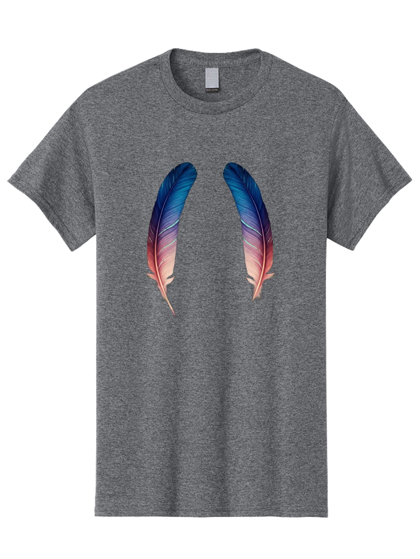 Ombre-Feathers Men'S Graphic Tee, 100% Cotton, Comfortable Casual Summer Wear, Machine Washable, Vintage Camera, Old Camera, Antique Camera, Black Camera, Classic Photography, Photography Equipment, Nostalgic Device, Film Camera, Camera Art Baj131 5