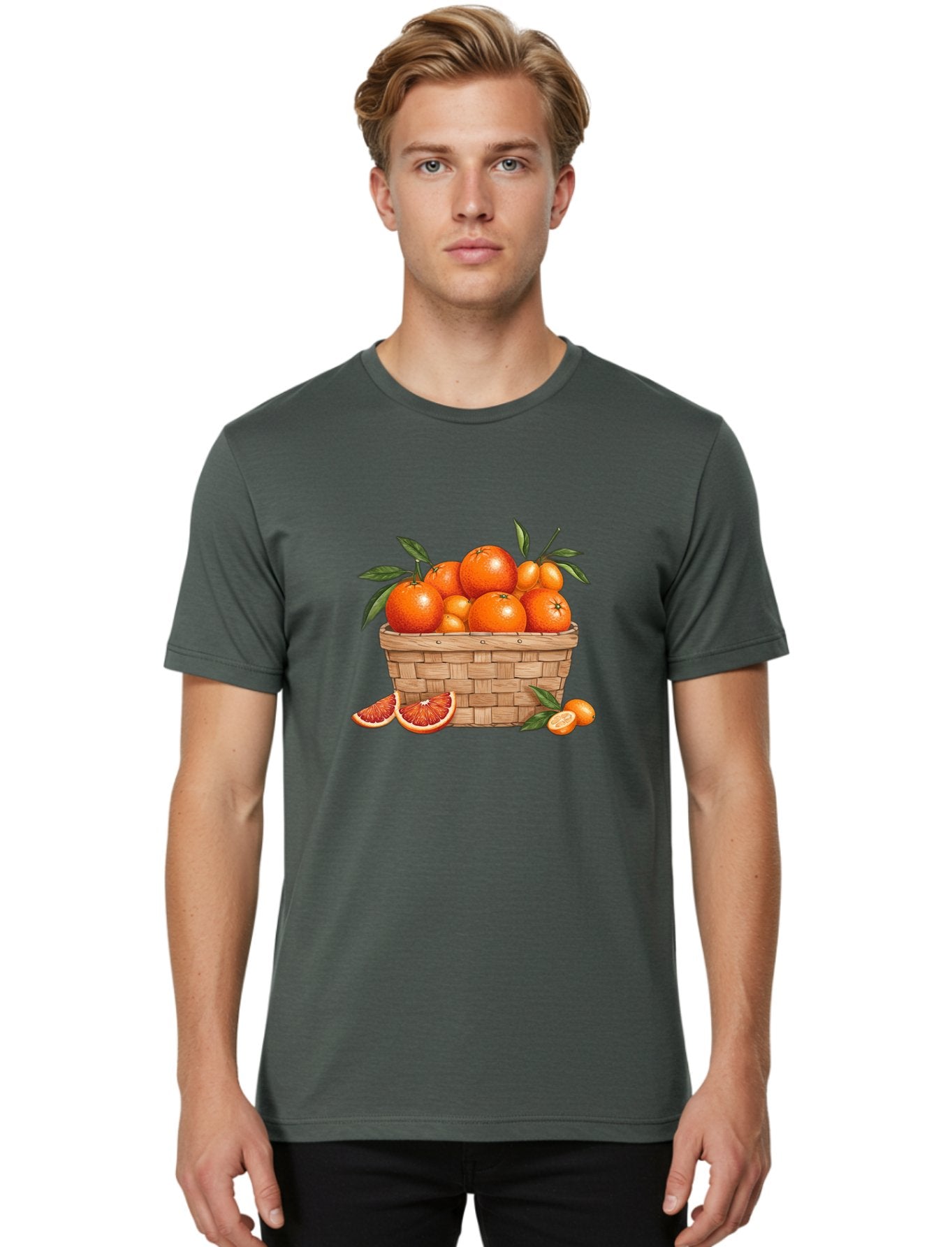Oranges-In-Basket Men'S Graphic Tee, 100% Cotton, Comfortable Casual Summer Wear, Machine Washable, Vintage Camera, Old Camera, Antique Camera, Black Camera, Classic Photography, Photography Equipment, Nostalgic Device, Film Camera, Camera Art Baj132 26