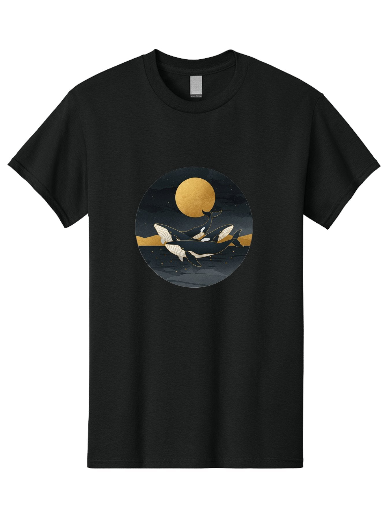 Orca-Whales-Under-Moon Men'S Graphic Tee, 100% Cotton, Comfortable Casual Summer Wear, Machine Washable, Vintage Camera, Old Camera, Antique Camera, Black Camera, Classic Photography, Photography Equipment, Nostalgic Device, Film Camera, Baj135 6