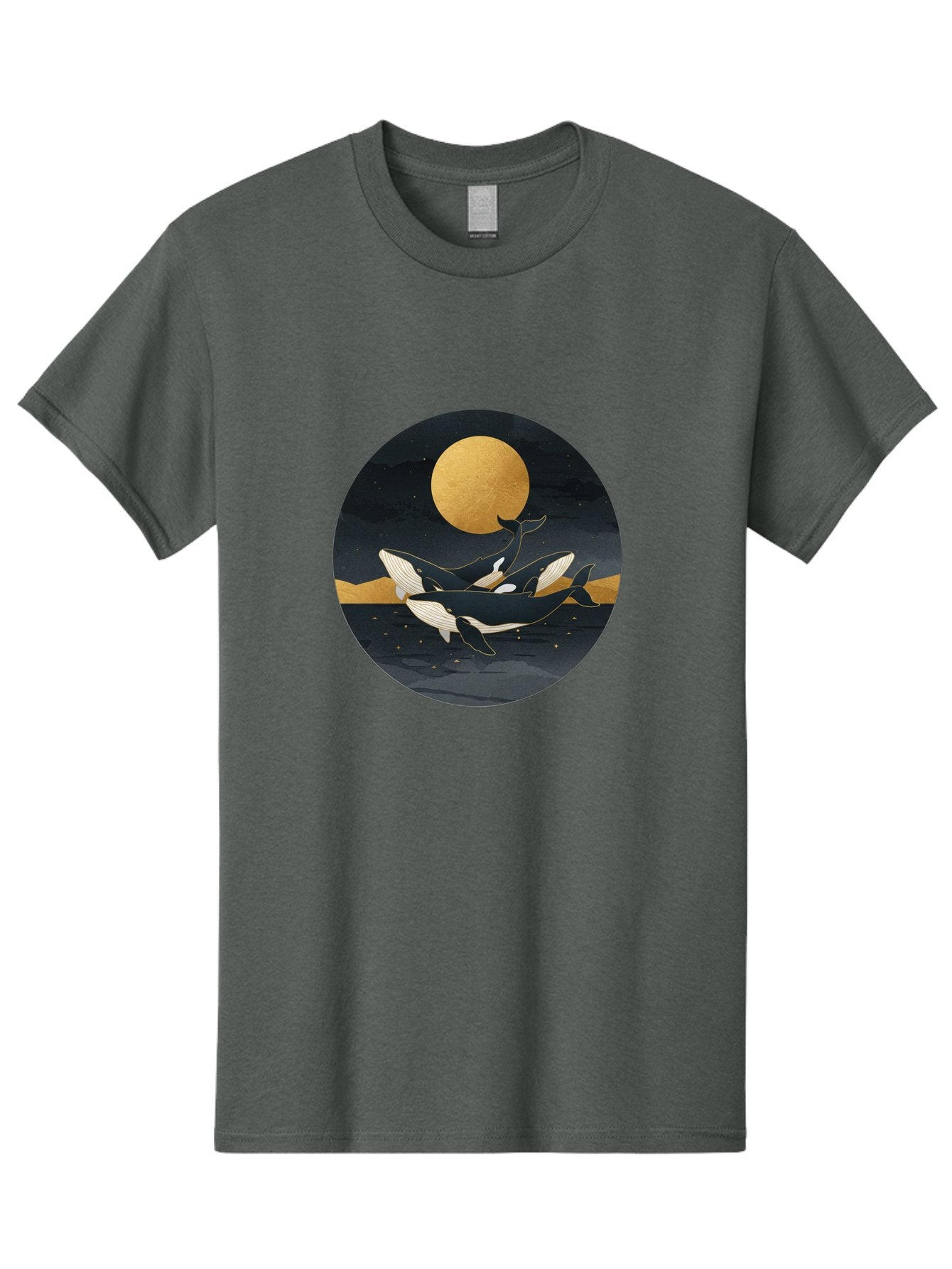 Orca-Whales-Under-Moon Men'S Graphic Tee, 100% Cotton, Comfortable Casual Summer Wear, Machine Washable, Vintage Camera, Old Camera, Antique Camera, Black Camera, Classic Photography, Photography Equipment, Nostalgic Device, Film Camera, Baj135 12