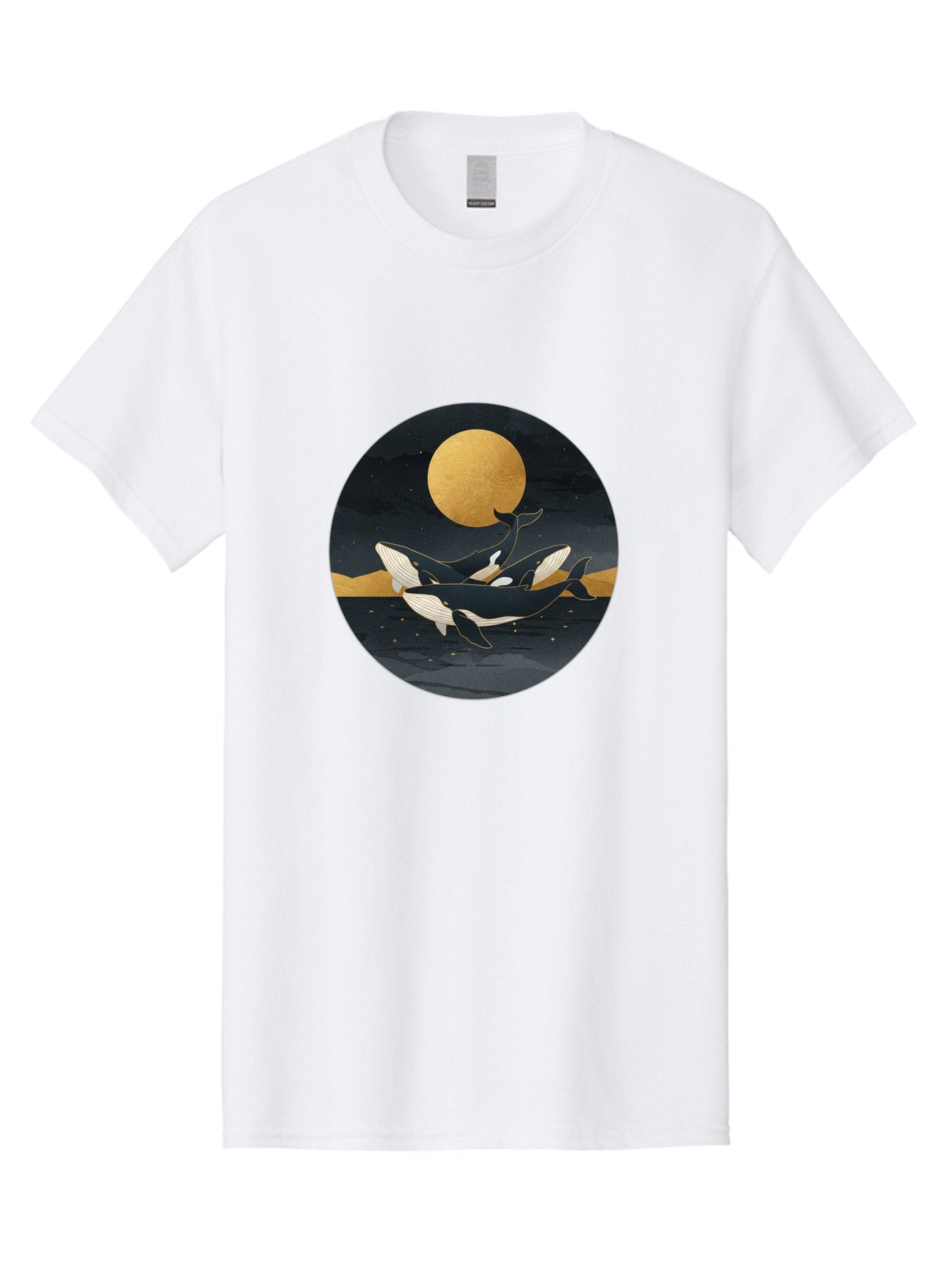 Orca-Whales-Under-Moon Men'S Graphic Tee, 100% Cotton, Comfortable Casual Summer Wear, Machine Washable, Vintage Camera, Old Camera, Antique Camera, Black Camera, Classic Photography, Photography Equipment, Nostalgic Device, Film Camera, Baj135 15