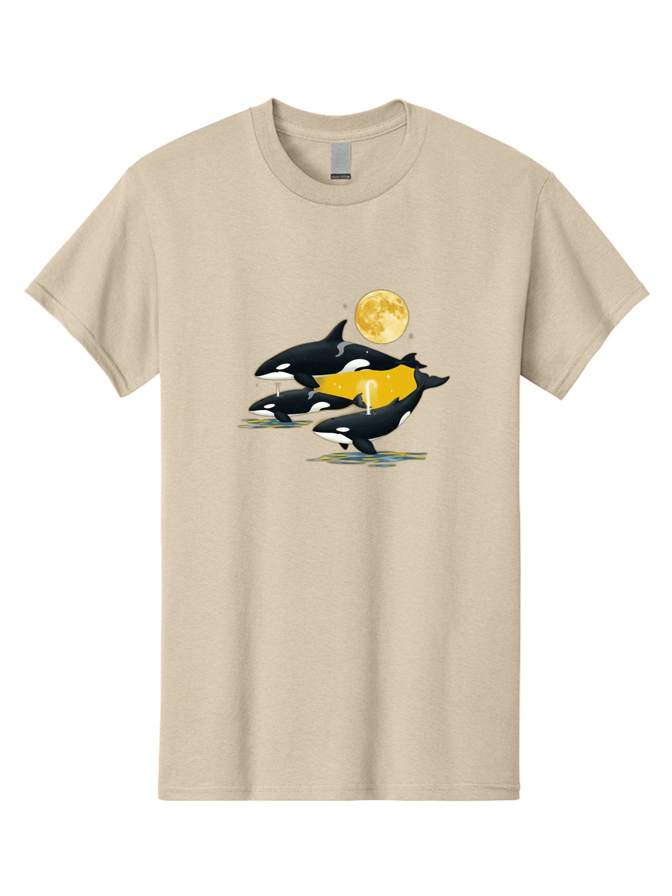 Orcas-Under-Moon Men'S Graphic Tee, 100% Cotton, Comfortable Casual Summer Wear, Machine Washable, Vintage Camera, Old Camera, Antique Camera, Black Camera, Classic Photography, Photography Equipment, Nostalgic Device, Film Camera, Camera Art Baj138 7