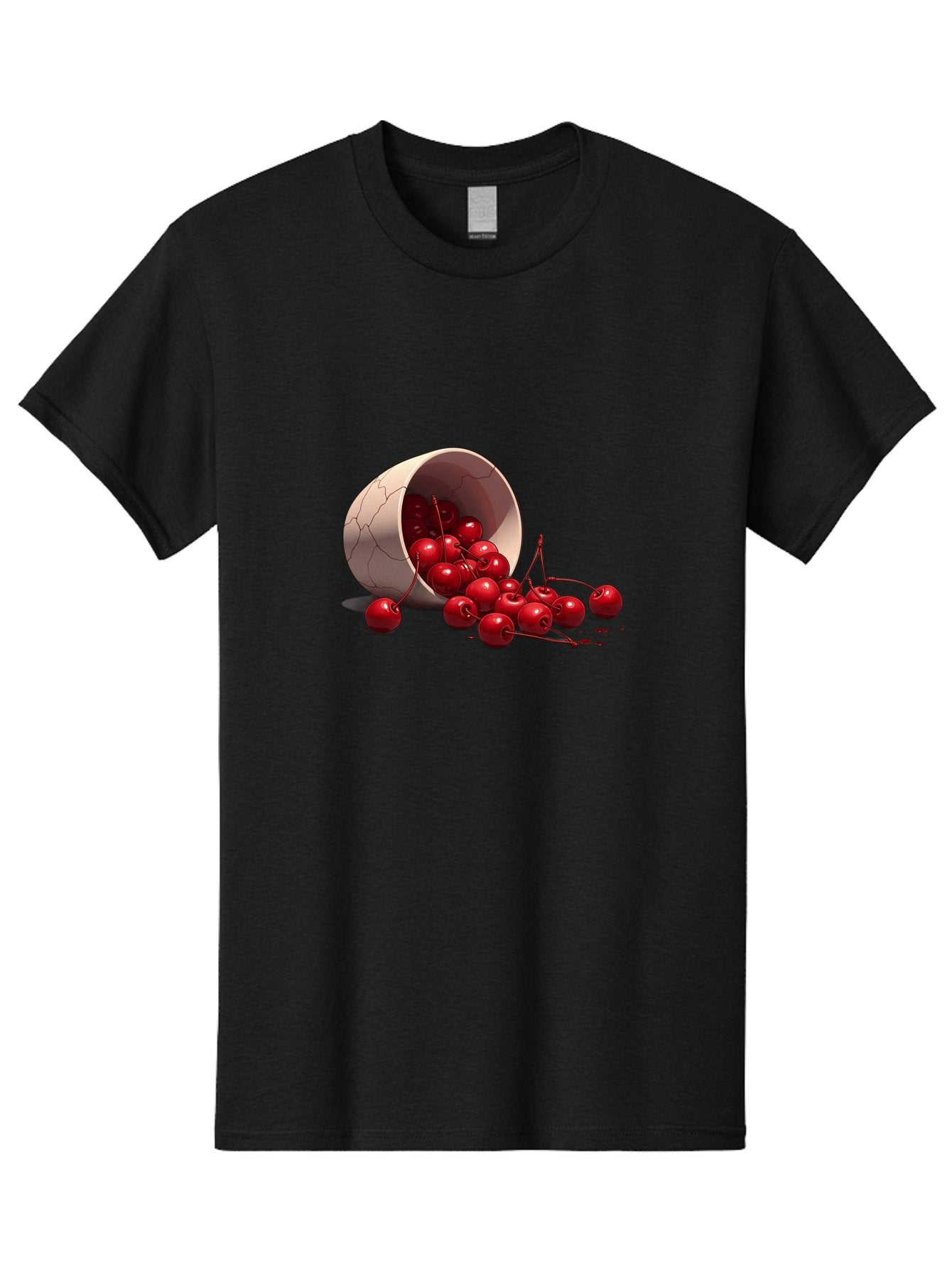 Overturned-Cup-Of-Cherries Men'S Graphic Tee, 100% Cotton, Comfortable Casual Summer Wear, Machine Washable, Vintage Camera, Old Camera, Antique Camera, Black Camera, Classic Photography, Photography Equipment, Nostalgic Device, Film Camera, Baj139 15
