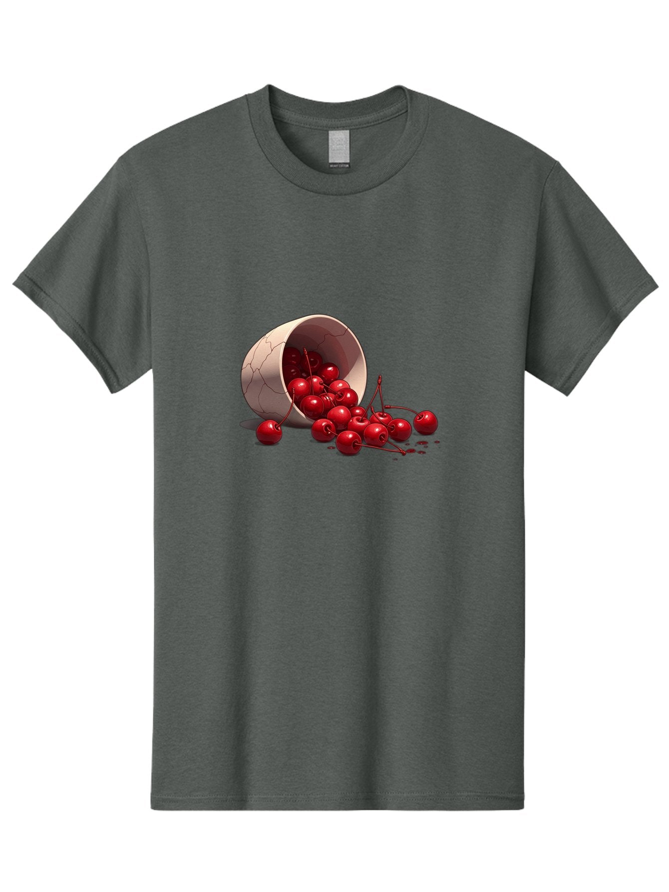 Overturned-Cup-Of-Cherries Men'S Graphic Tee, 100% Cotton, Comfortable Casual Summer Wear, Machine Washable, Vintage Camera, Old Camera, Antique Camera, Black Camera, Classic Photography, Photography Equipment, Nostalgic Device, Film Camera, Baj139 9