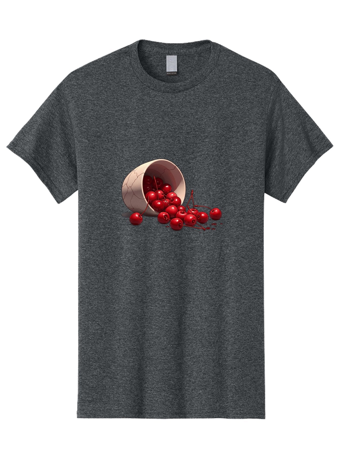Overturned-Cup-Of-Cherries Men'S Graphic Tee, 100% Cotton, Comfortable Casual Summer Wear, Machine Washable, Vintage Camera, Old Camera, Antique Camera, Black Camera, Classic Photography, Photography Equipment, Nostalgic Device, Film Camera, Baj139 4