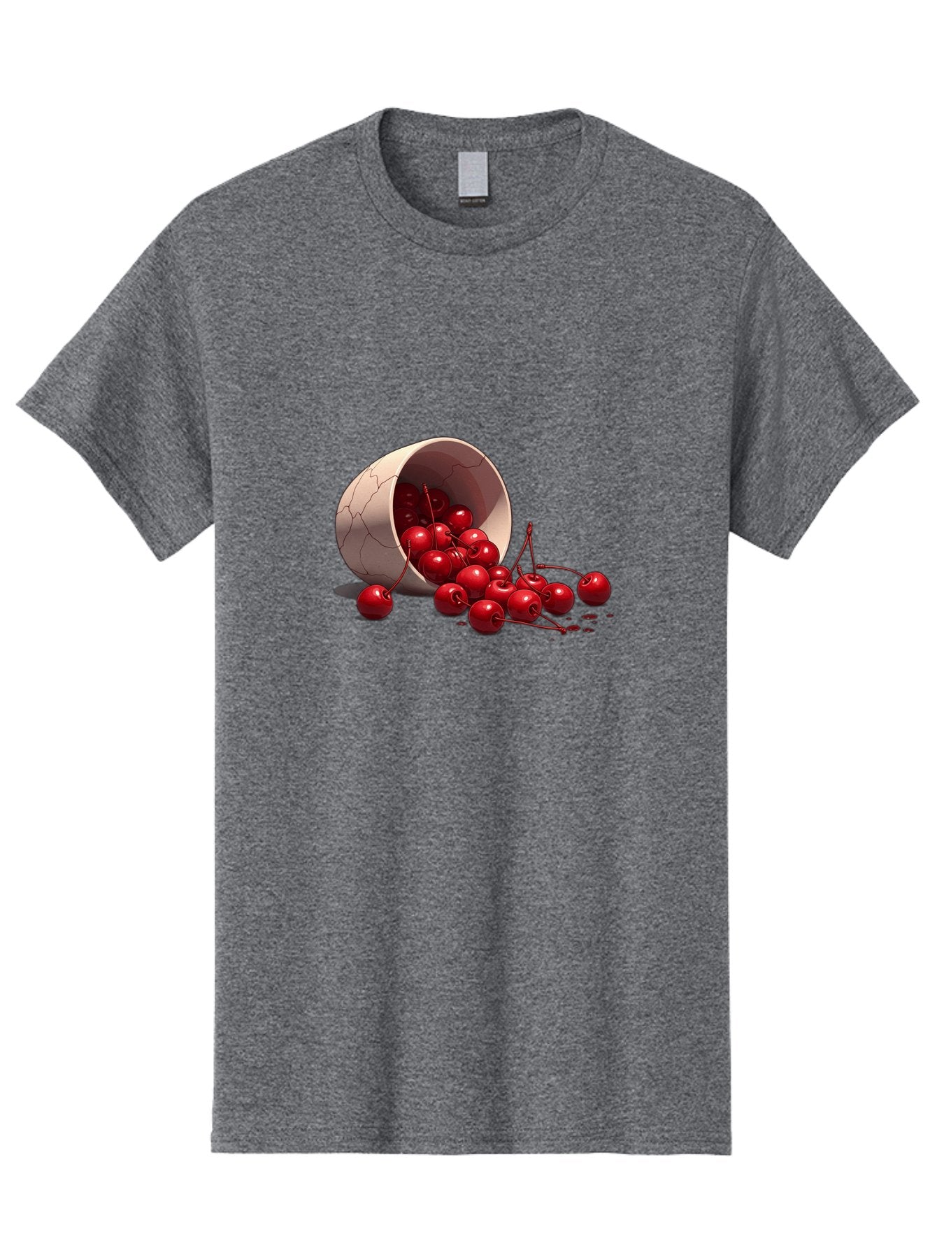 Overturned-Cup-Of-Cherries Men'S Graphic Tee, 100% Cotton, Comfortable Casual Summer Wear, Machine Washable, Vintage Camera, Old Camera, Antique Camera, Black Camera, Classic Photography, Photography Equipment, Nostalgic Device, Film Camera, Baj139 5